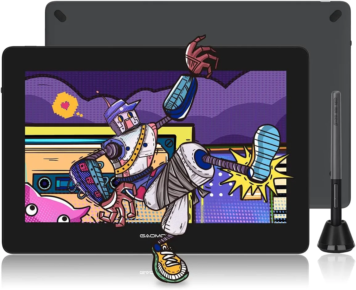 GAOMON PD1320 Drawing Tablet with Screen, Full-Laminated, 120% sRGB, 13.3"