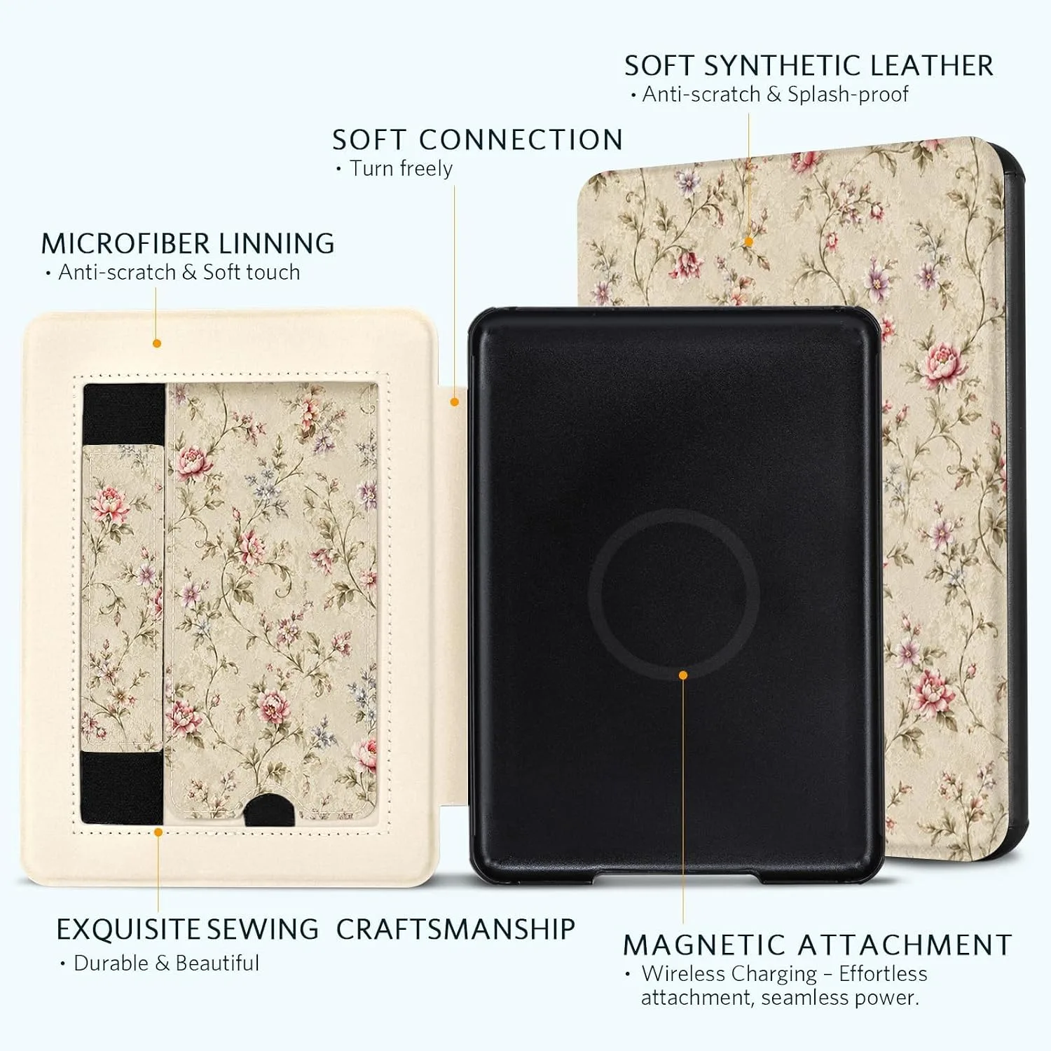 CoBak Case for 7" Kindle Paperwhite 12th Gen 2024 and Kindle Colorsoft