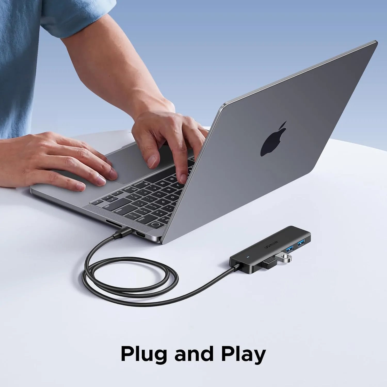 UGREEN USB C Hub, 4 Ports USB A Splitter Ultra-Slim USB Expander, 3.3 ft