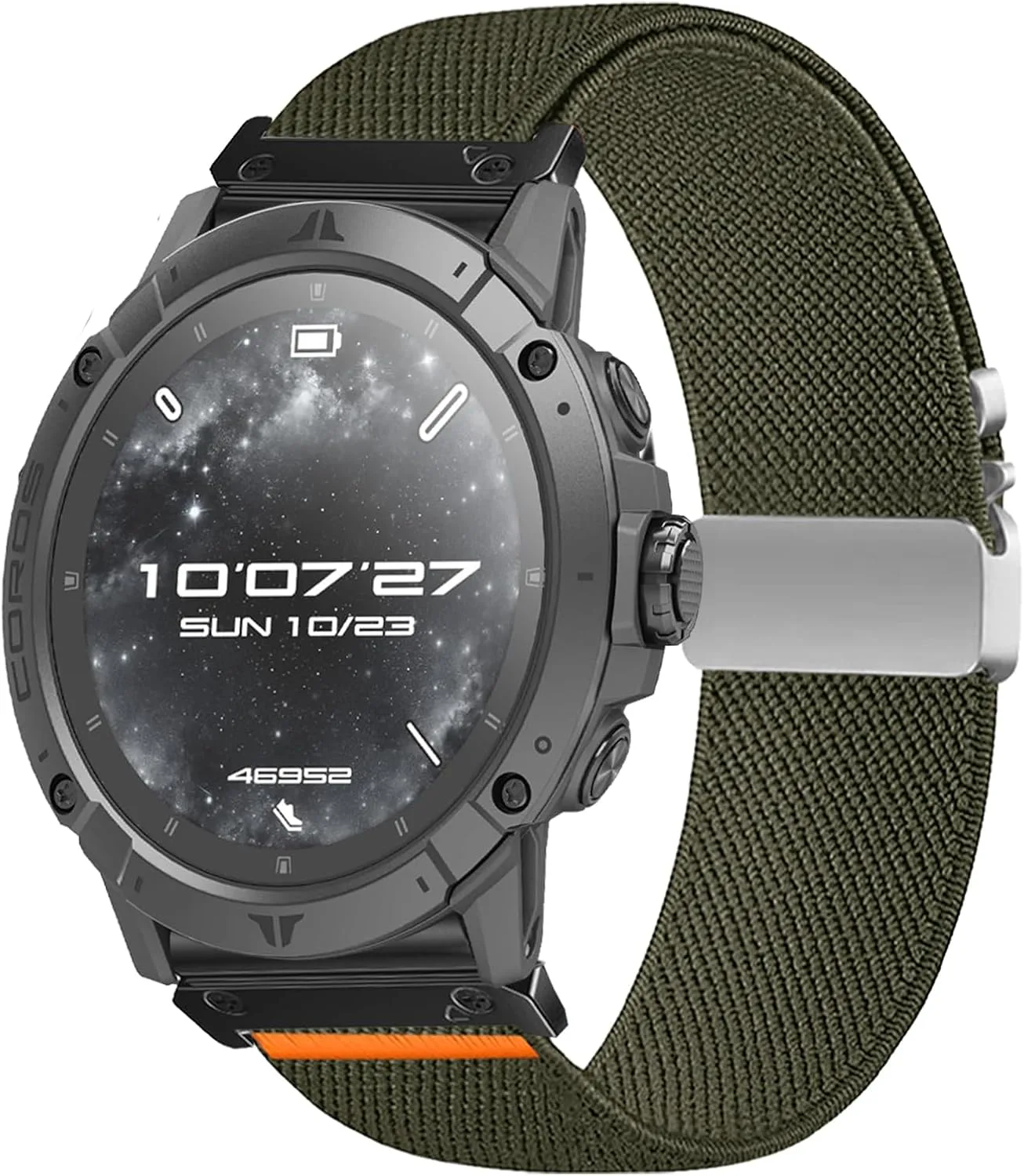 Nylon Bands Compatible with COROS VERTIX 2/2S Adjustable Sport Replacement Straps for Women Men