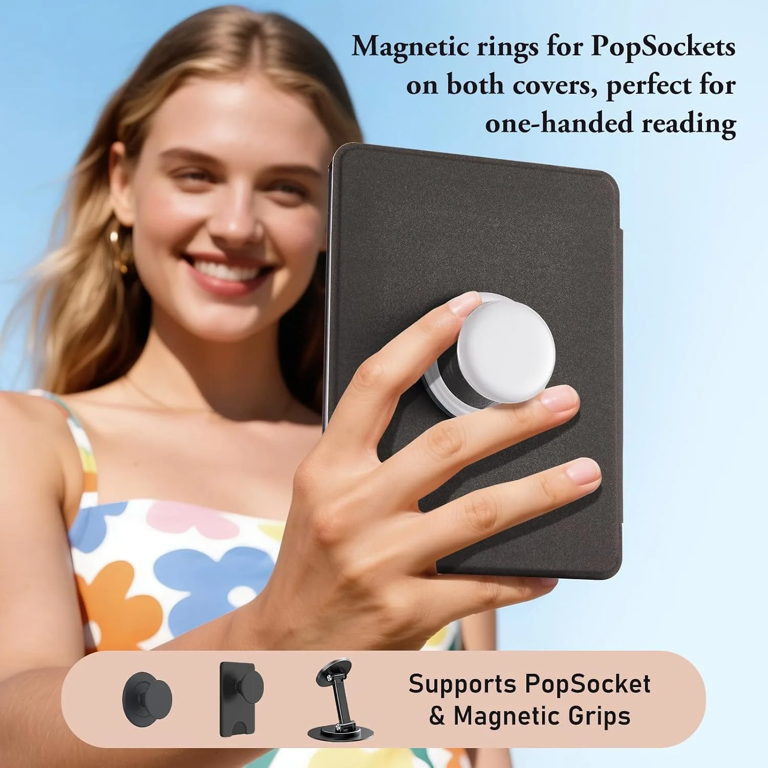 CoBak Magnetic Case for 7" Kindle Paperwhite 12th 2024 and Kindle Colorsoft