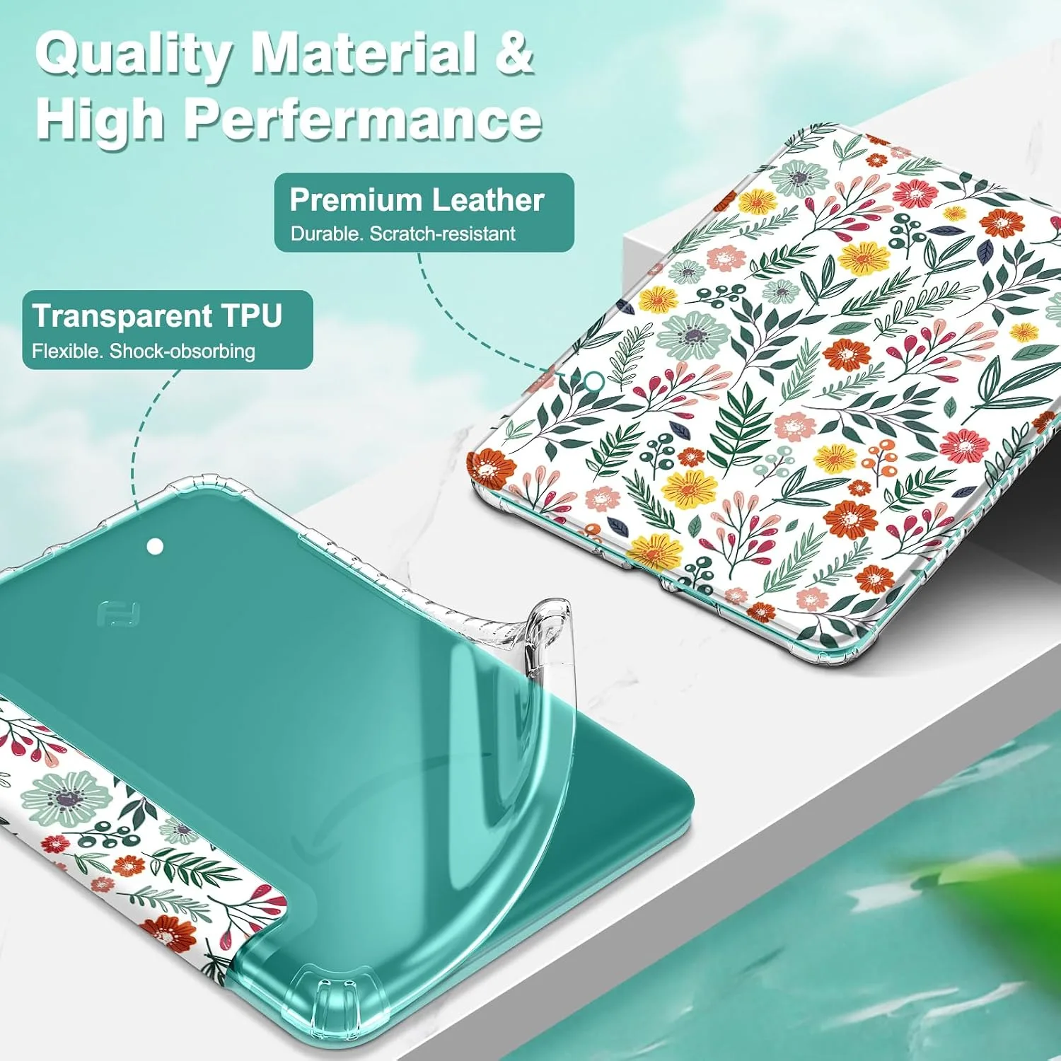 Fintie Clear Case for 7" Kindle Paperwhite 12th Gen 2024 & Kindle Colorsoft