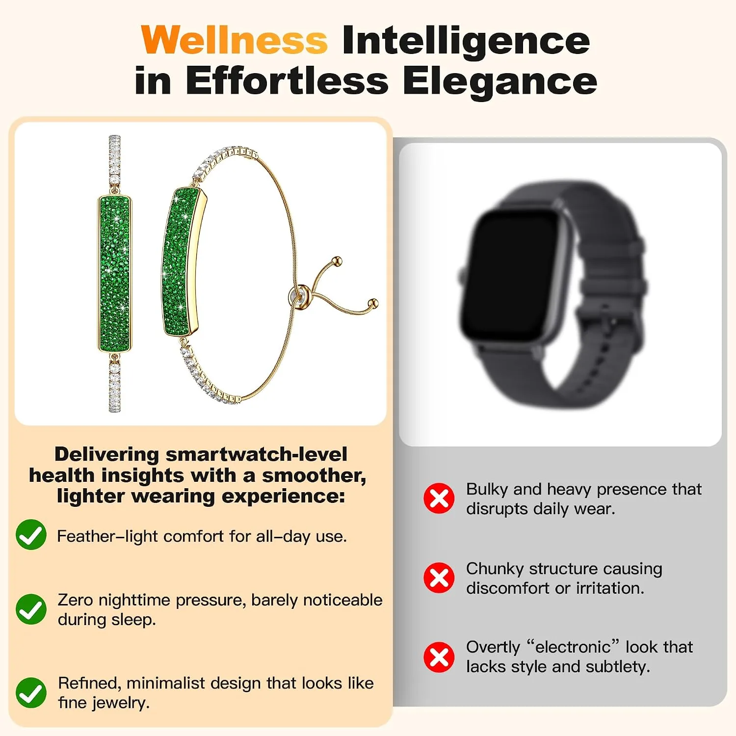 Smart Bracelet for Women - Fitness Tracker with Heart Rate, Sleep & Step Tracking, 1ATM Water Resistant, Multi-Sport Modes, Fitness Tracking Wearable with Free App, 2 Bands (Royal Green)