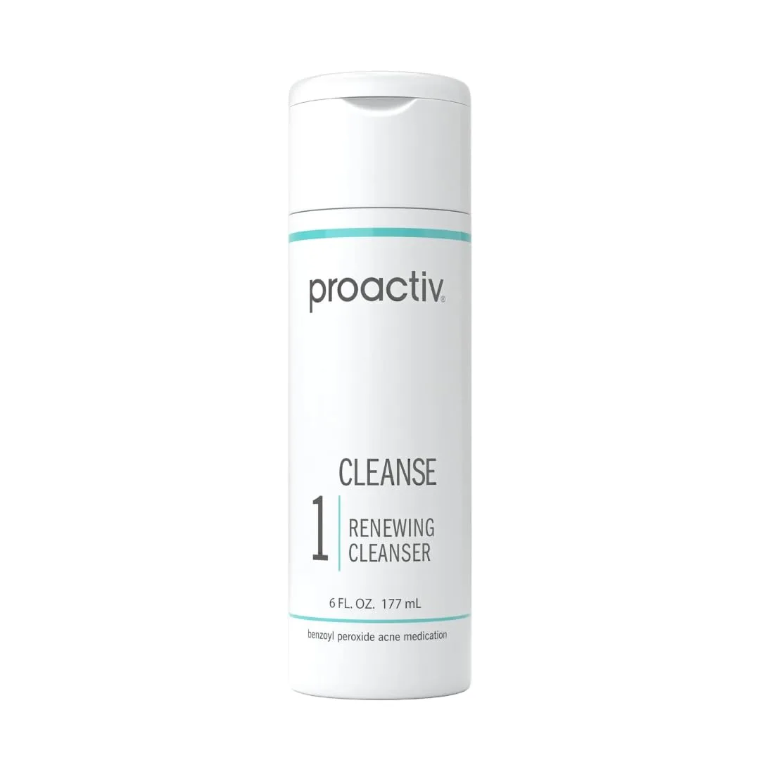 Proactiv Renewing Acne Cleanser, Benzoyl Peroxide Face Wash, 6 Fl Oz