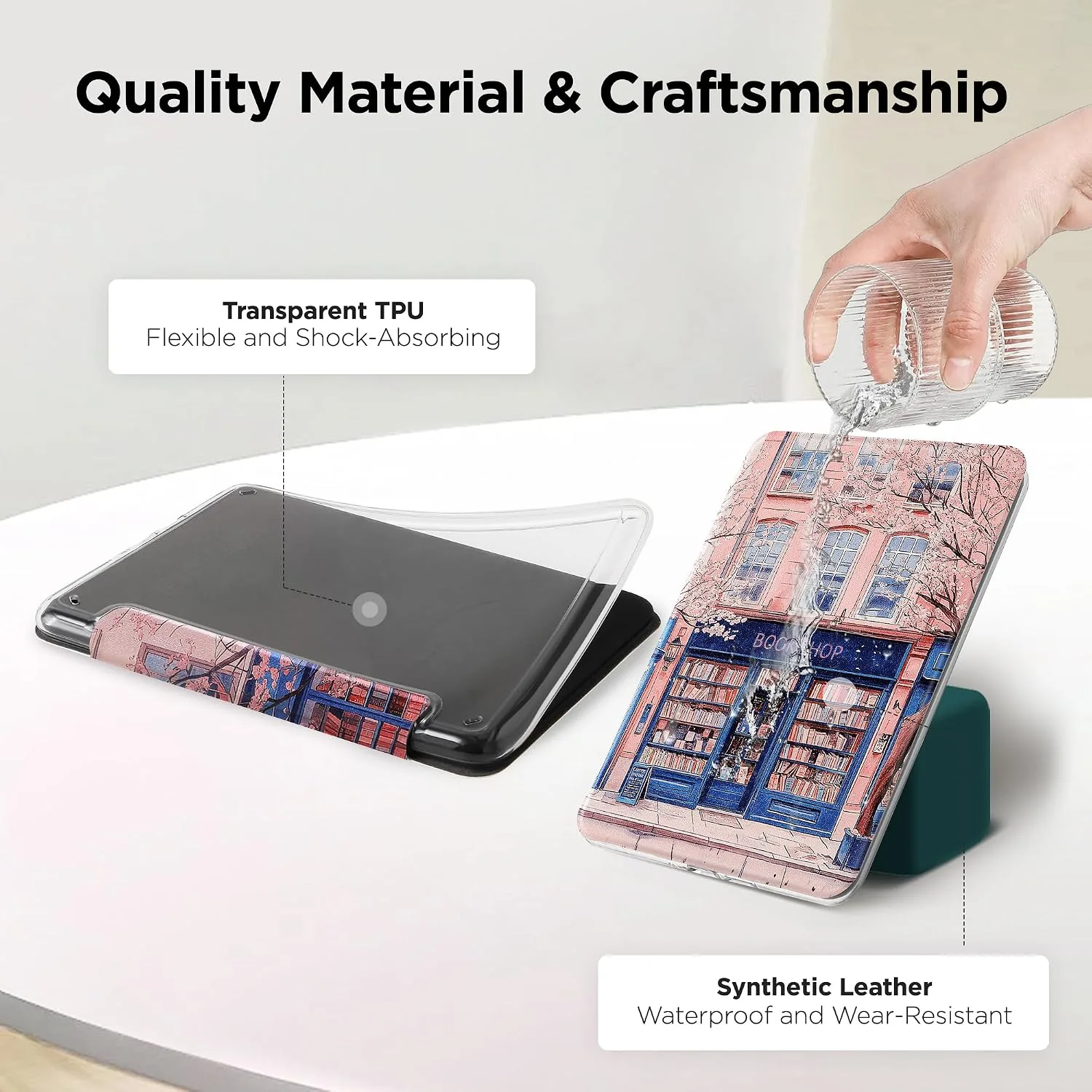 Clear Case for 7'' Kindle Paperwhite 12th Gen 2024 & Colorsoft