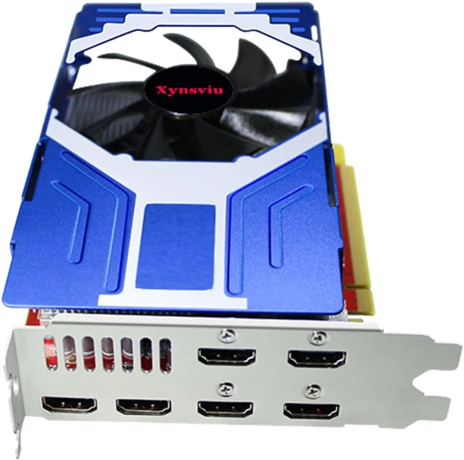 RX580 8GB GDDR5 6 HDMI 4K 60Hz Multi Monitor Graphics Card