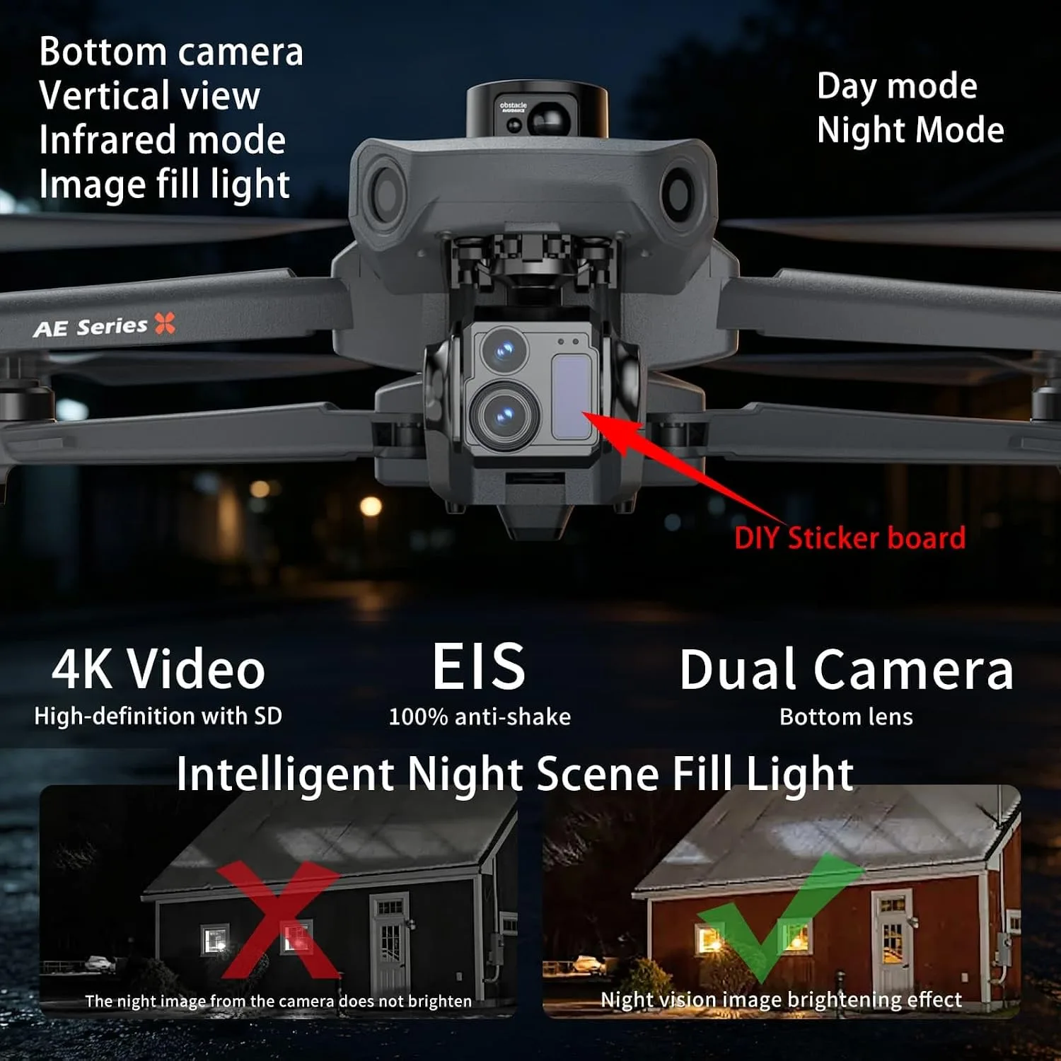 Bingchat Tablet Remote Professional Drones with Camera for Adults 4K Videos