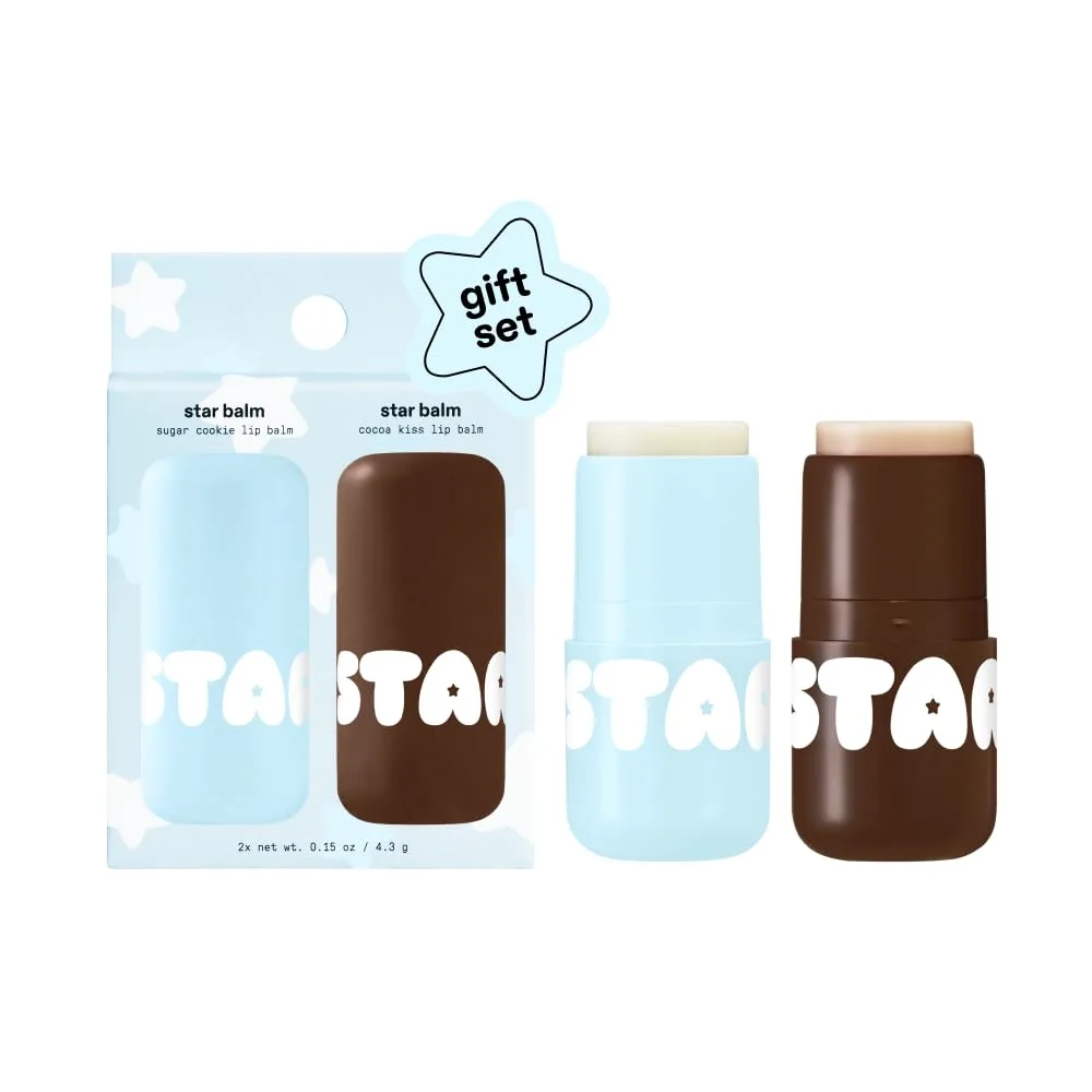 Starface World Starface Star Balm® Duo, Sugar Cookie & Cocoa Kiss, 2-Pack, 0.15 oz