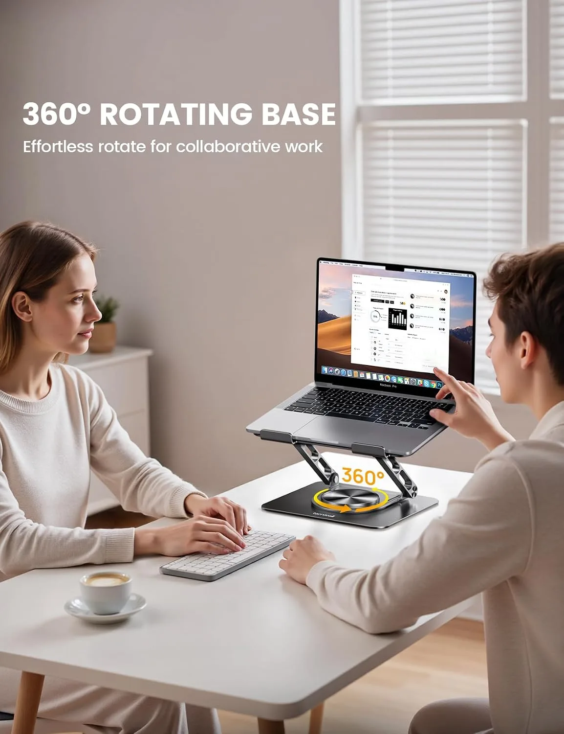Lamicall Aluminum Laptop Stand for Desk for MacBook Neo Air Pro 10-17.3''