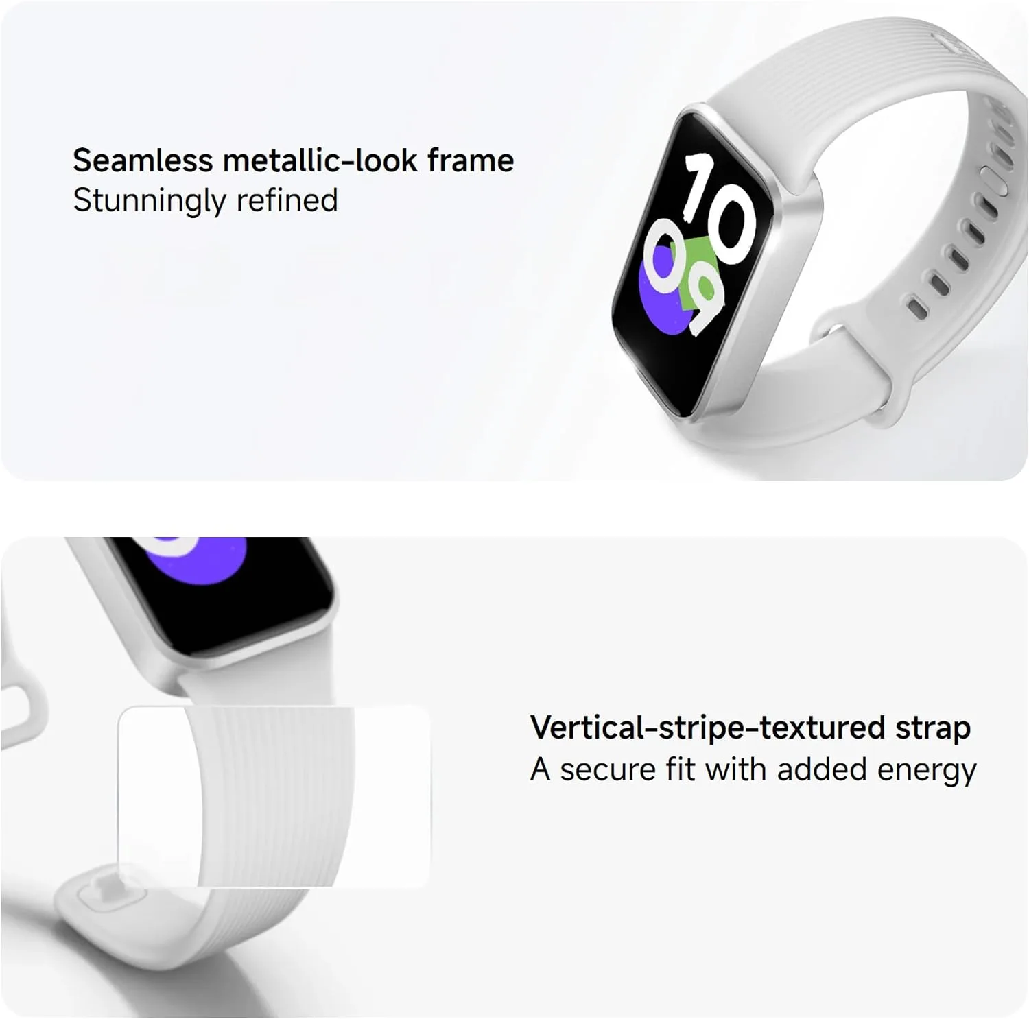 Xiaomi Smart Band 11 Active Fitness Tracker, 1.47" 60Hz Display, 21-Day Battery Life, 5ATM Waterproof for Swimming, Heart Rate & Sleep Monitor, 50 Workout Modes, Activity Tracker for Android iOS
