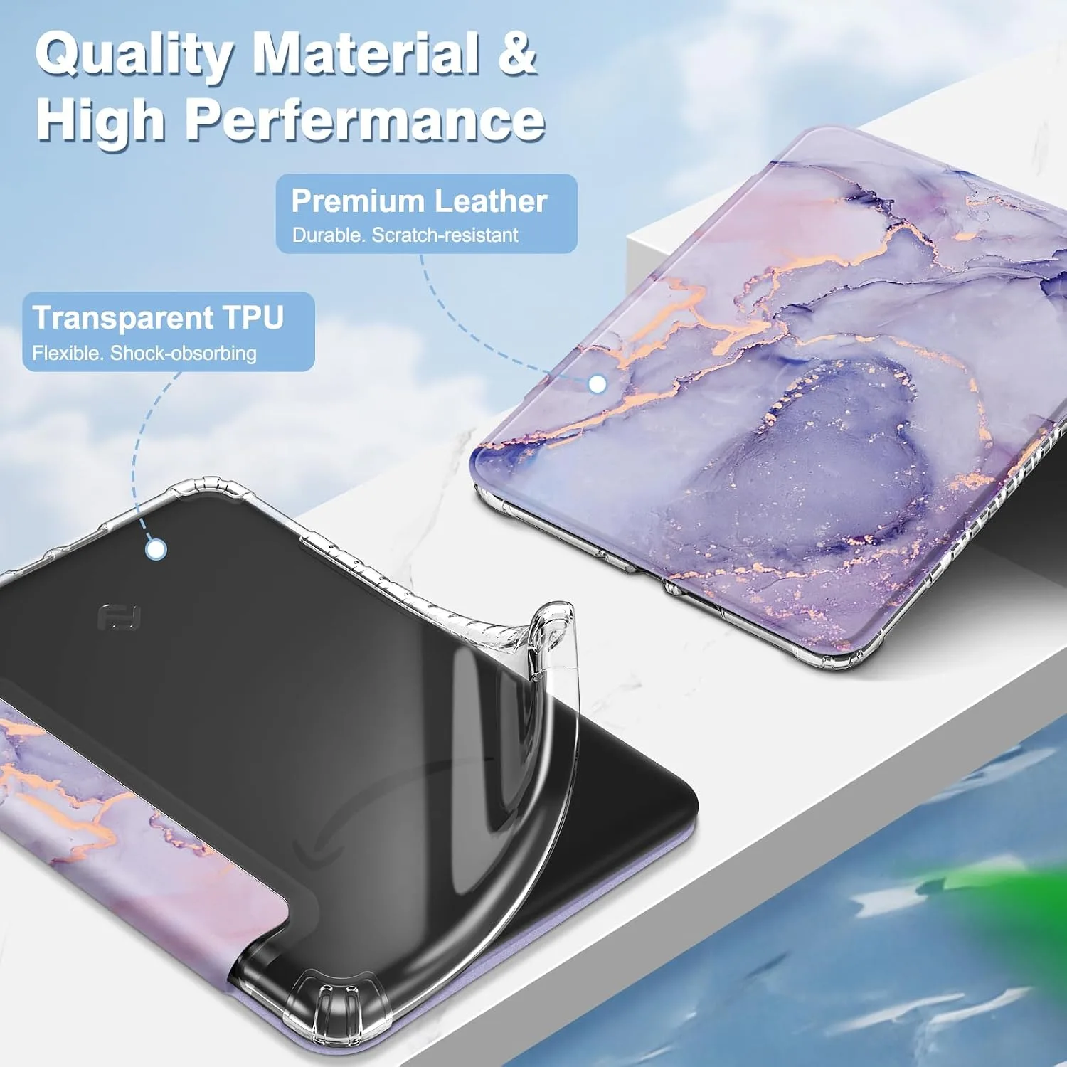 Fintie Clear Case for 7" Kindle Paperwhite 12th Gen 2024 & Kindle Colorsoft