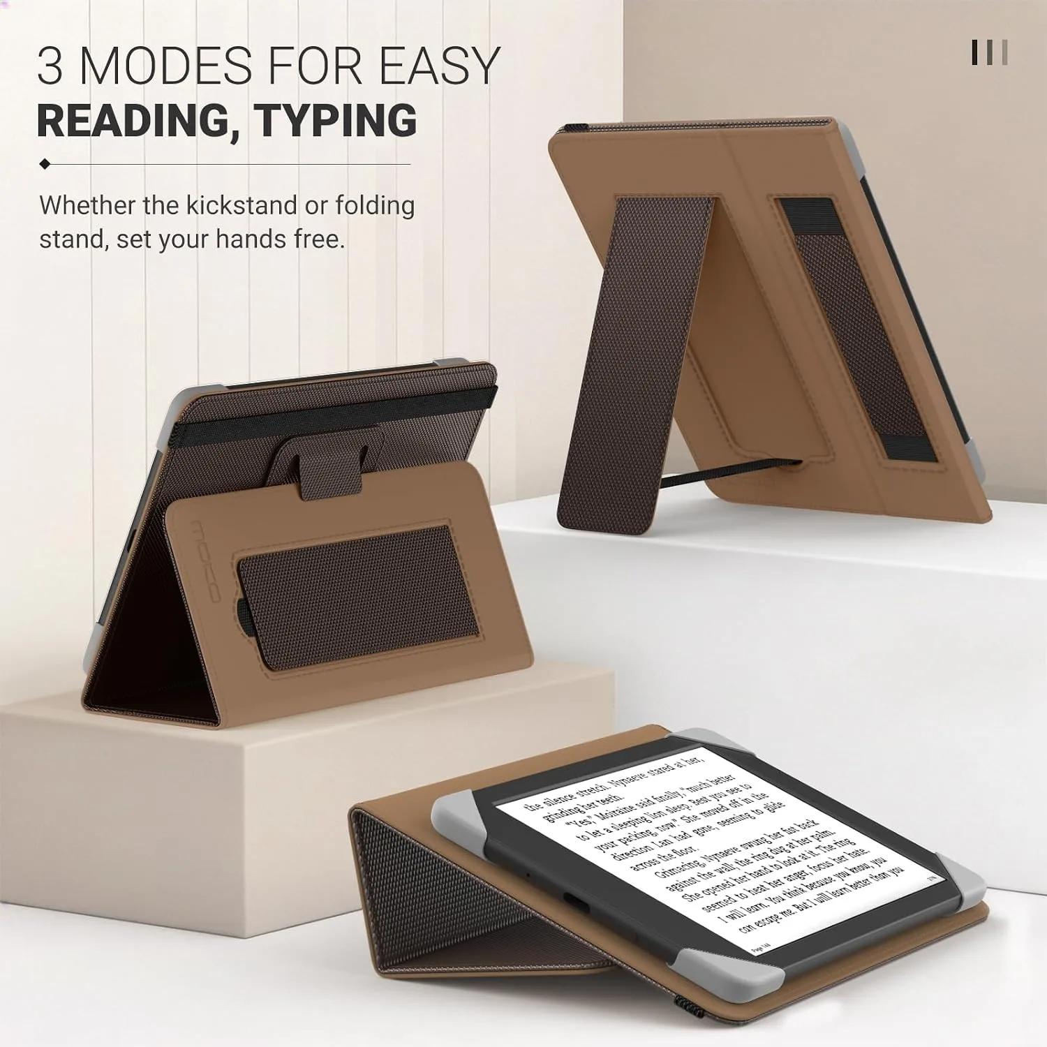 MoKo Universal Case for 6 inch Kindle eReaders and Tablets, Dark Coffee