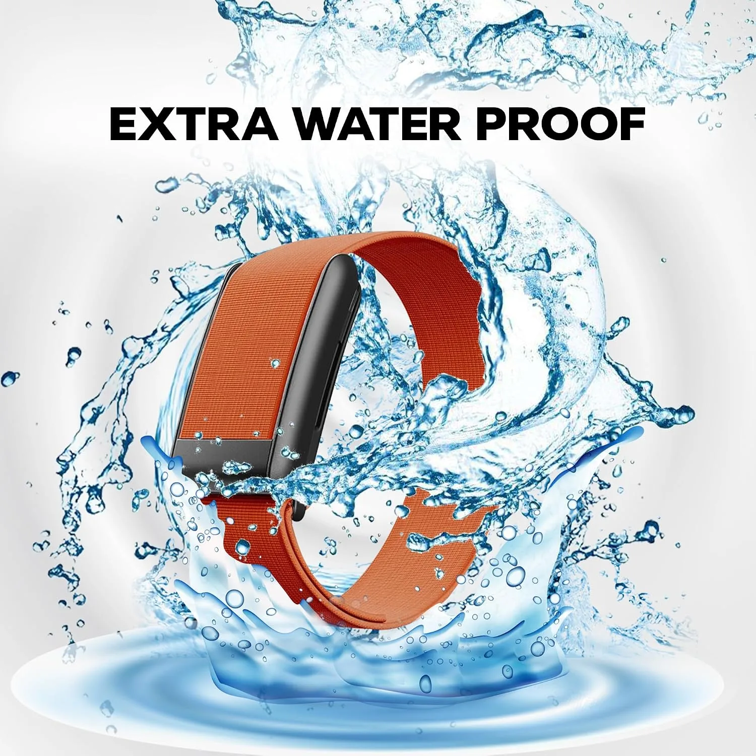 DADO HydroKnit Waterproof Nylon Sport Band Compatible with WHOOP 5.0, One, Peak, and Life | Elastic, Fast-Drying, Water-Resistant, and Comfortable Strap for Active Lifestyles