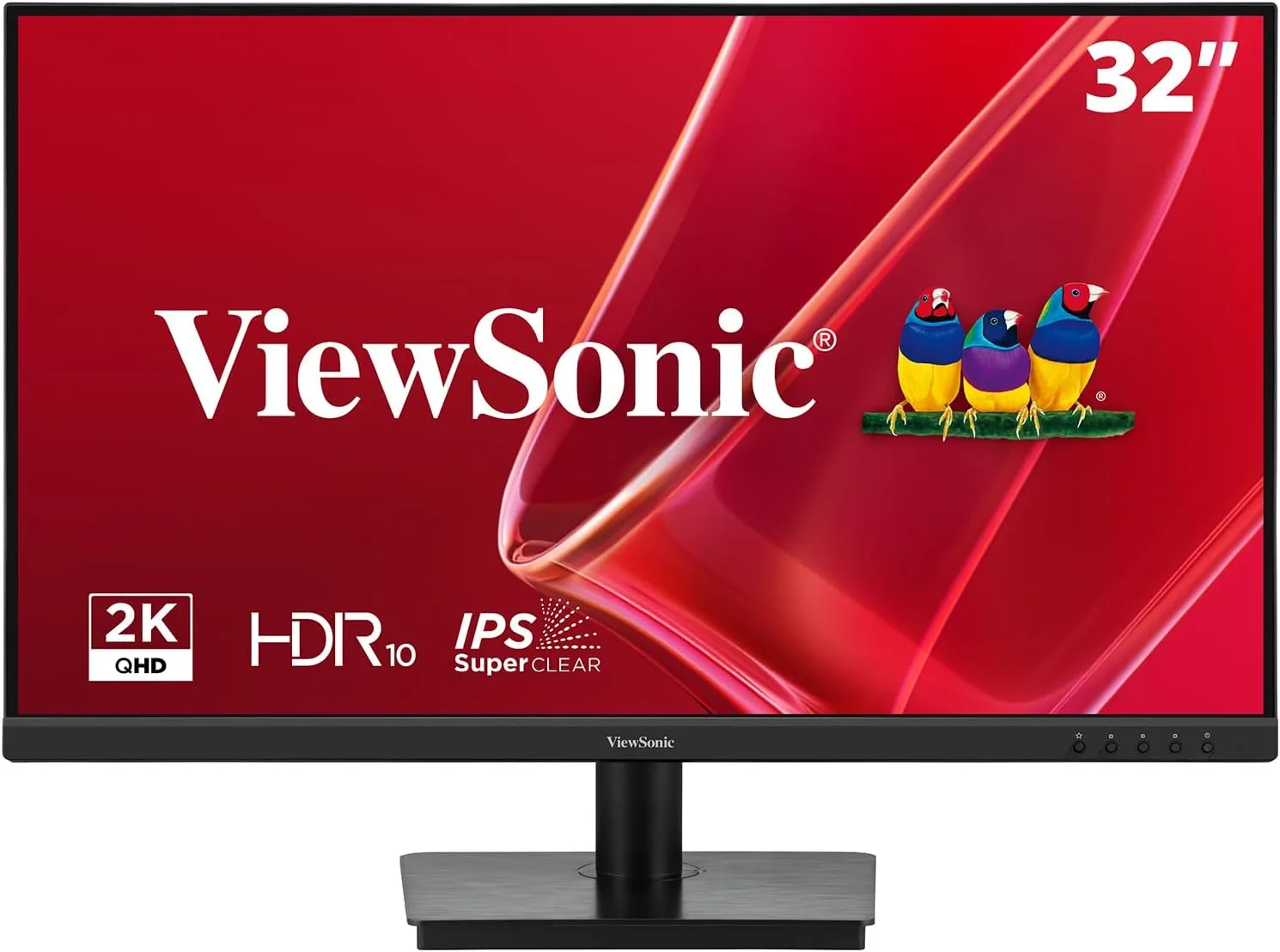 ViewSonic VS3225-2K 32 Inch QHD 1440p IPS Computer Monitor, 75Hz LCD