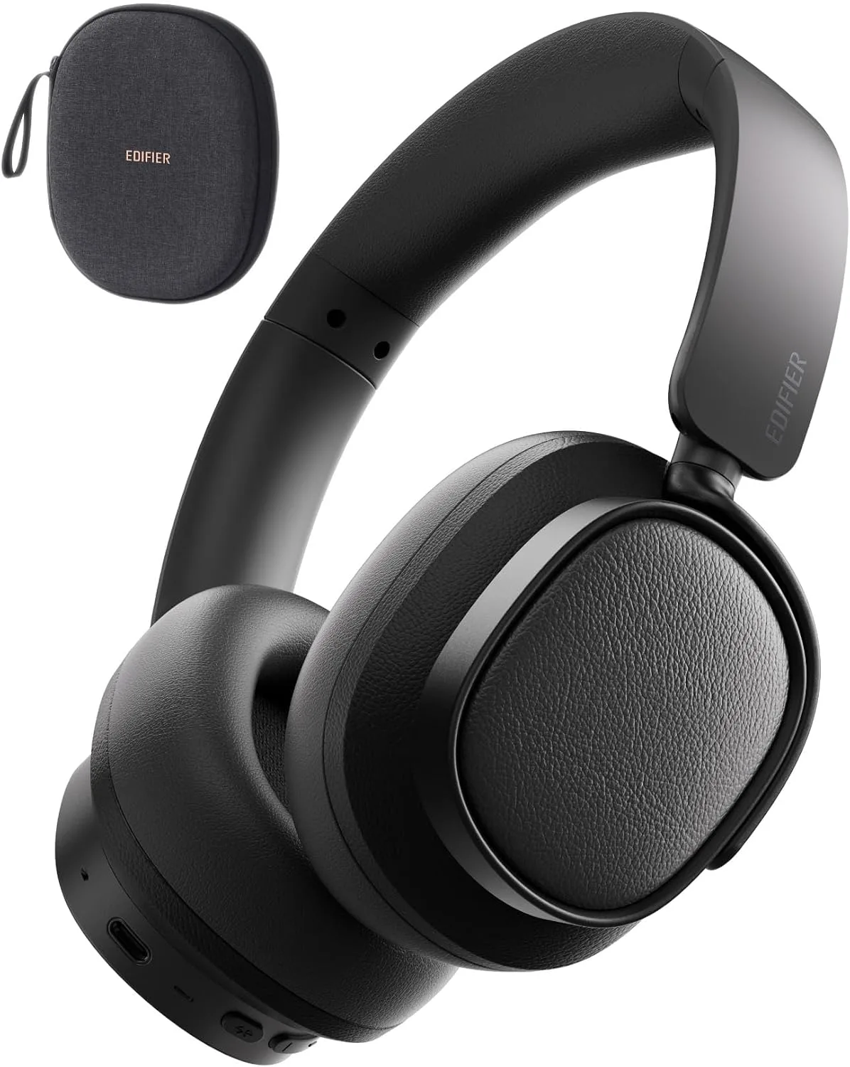 Edifier ES850NB Active Noise Cancelling Over-Ear Headphones, Black