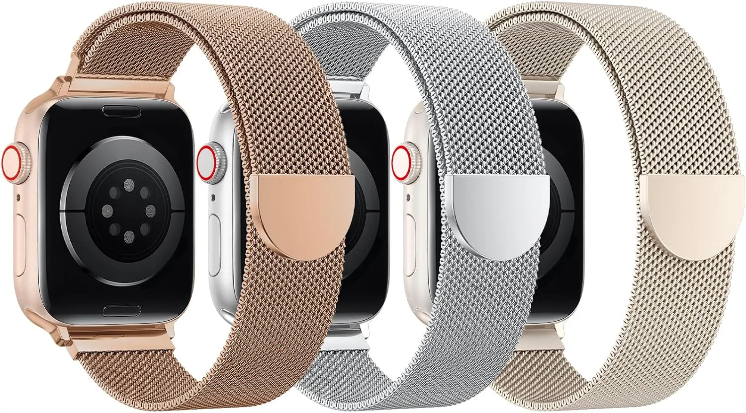 Correas para Apple Watch Belongme 3 unidades Mesh Loop Milanese