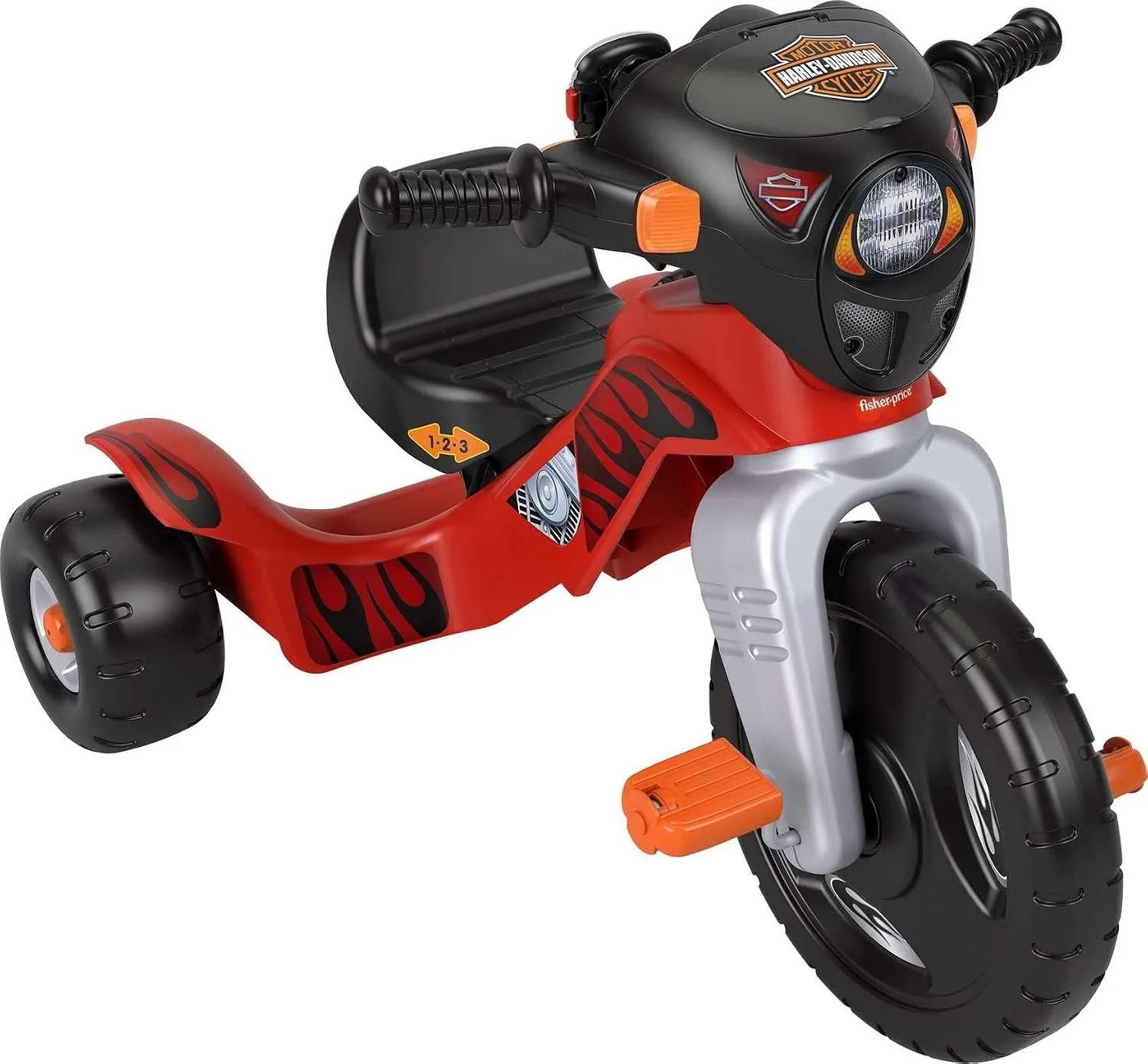 Triciclo Fisher-Price Harley-Davidson luces y sonidos asiento ajustable