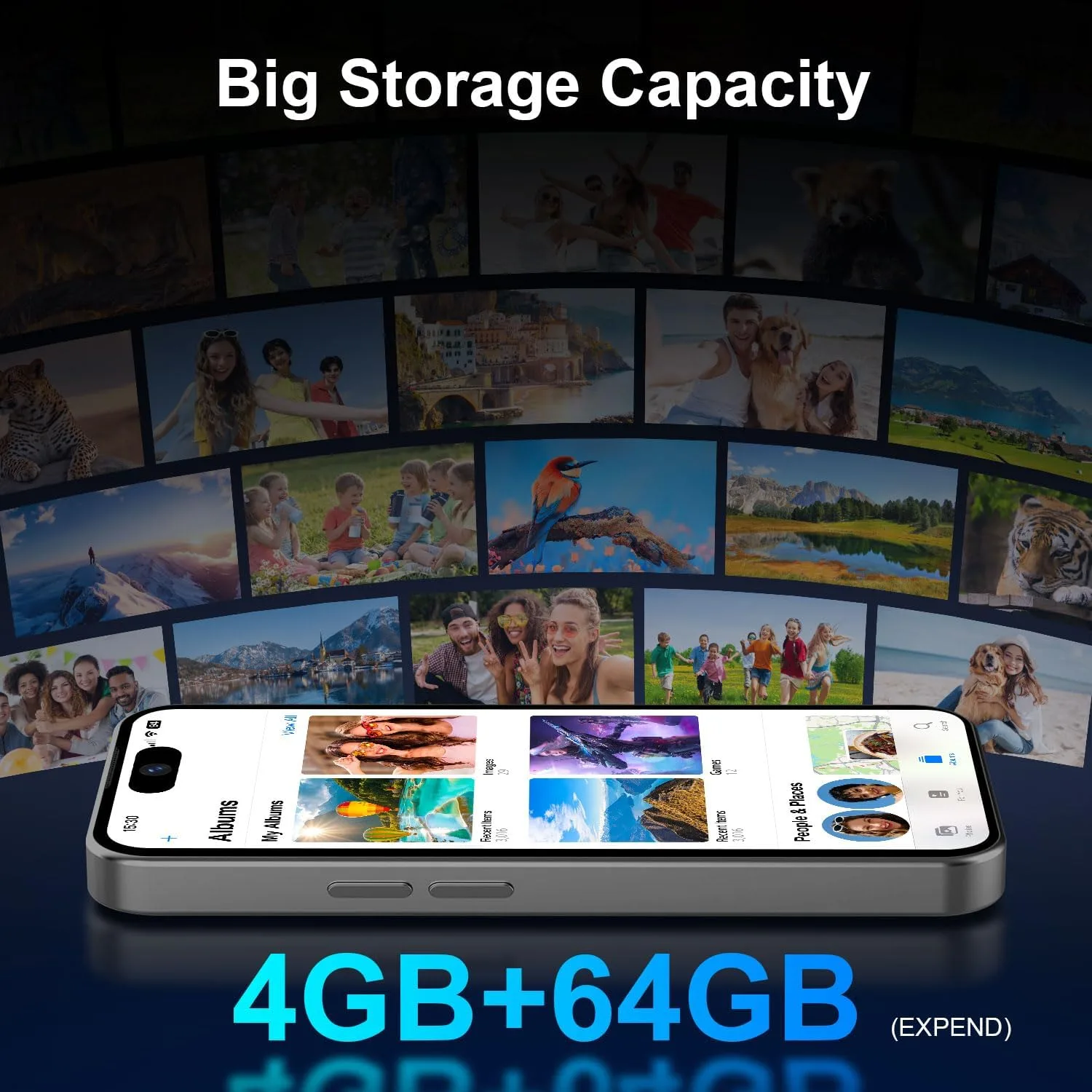Mini Phone 64GB unlocked 4G Mini Smartphone World's Smallest Android Phone