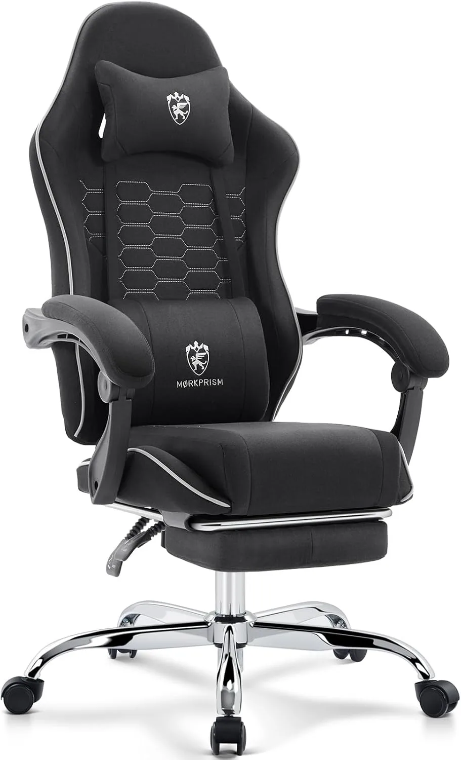 Gaming Chair,Computer Office Chair with Massage,Gel Pad,Black