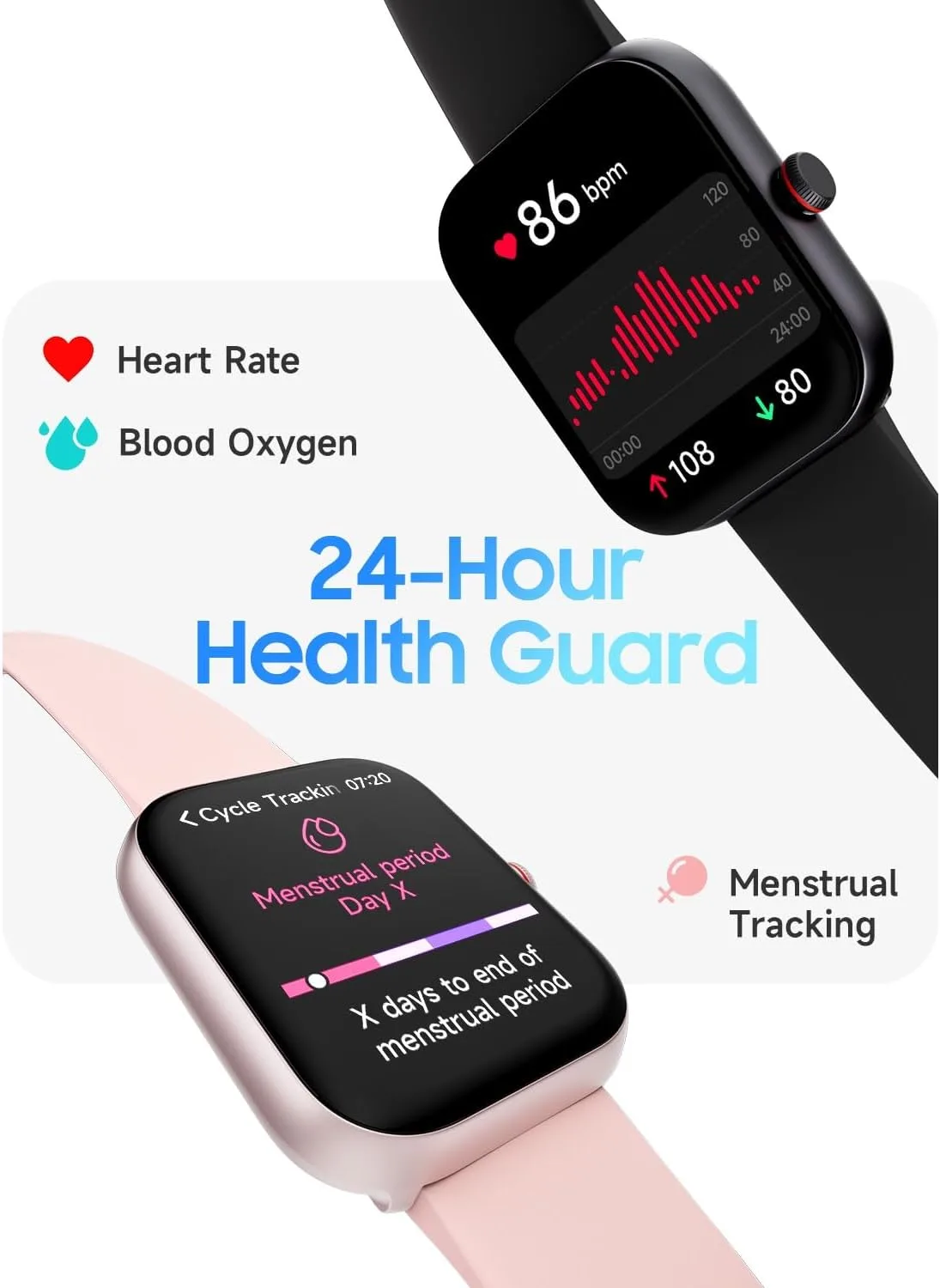 1.91" Smart Watch for Men Women with ALEXA, Fitness Watch for Android iOS