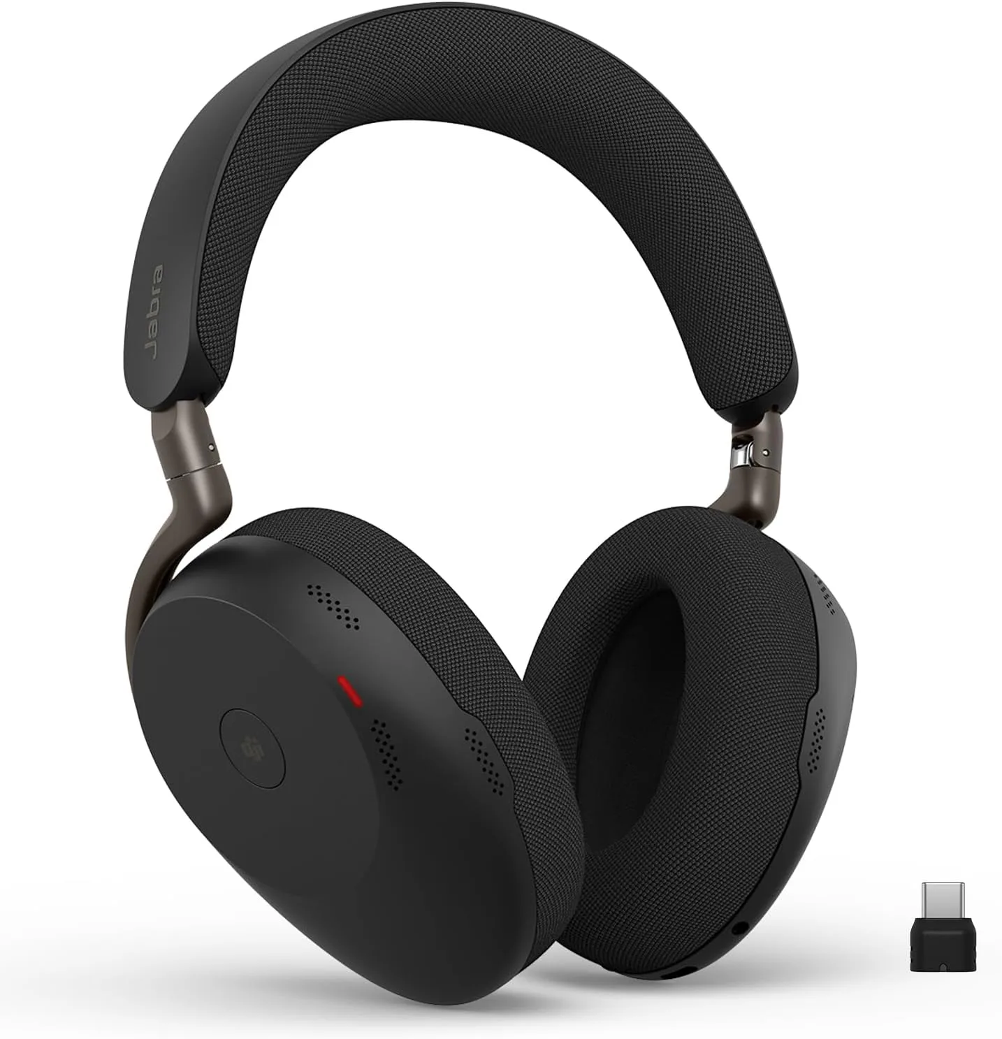 Jabra Evolve3 85 Over‑Ear Wireless Bluetooth Headphones with Mic, Black