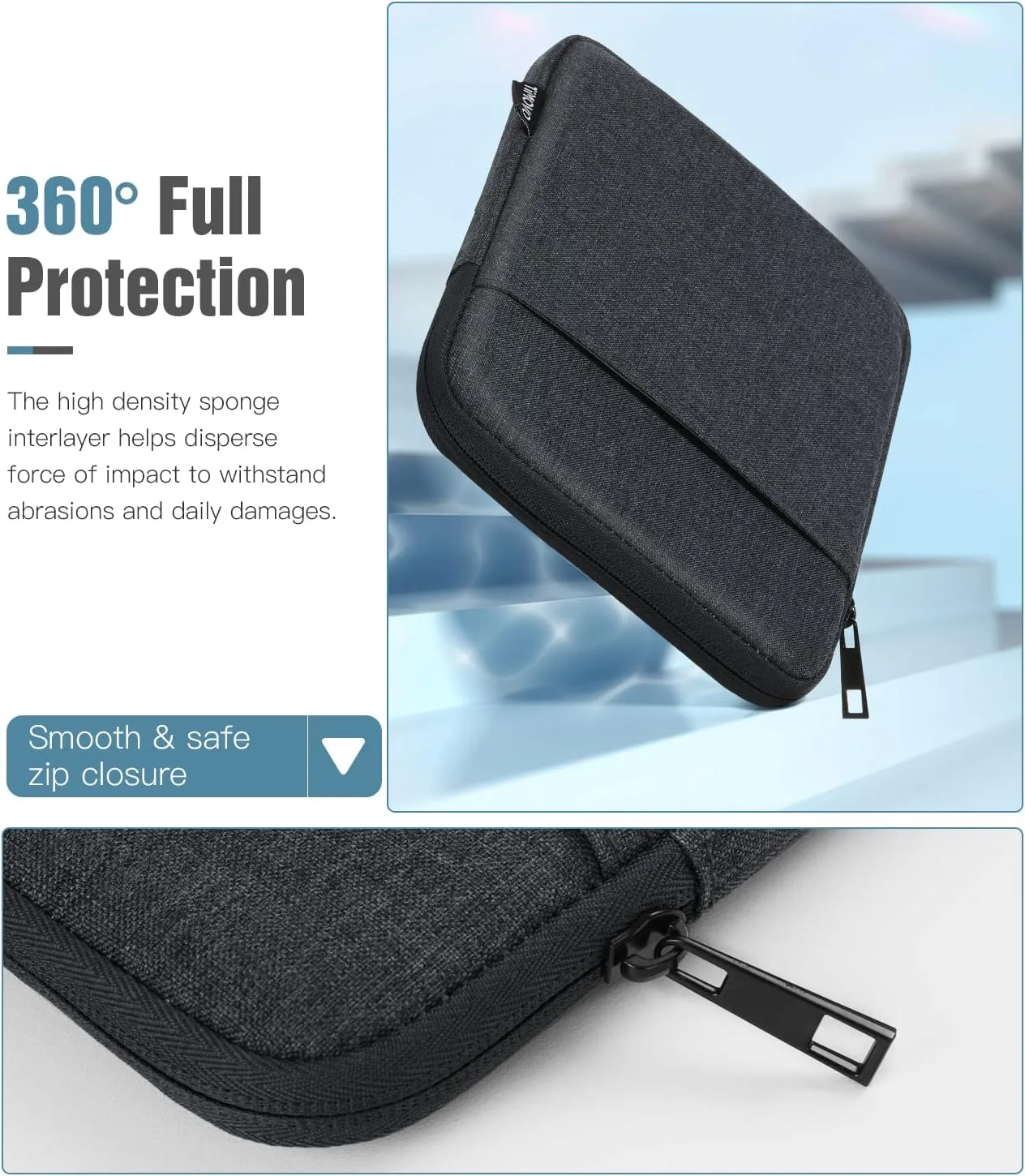 TiMOVO 6-7 Inch Sleeve Case for eReader, Space Gray