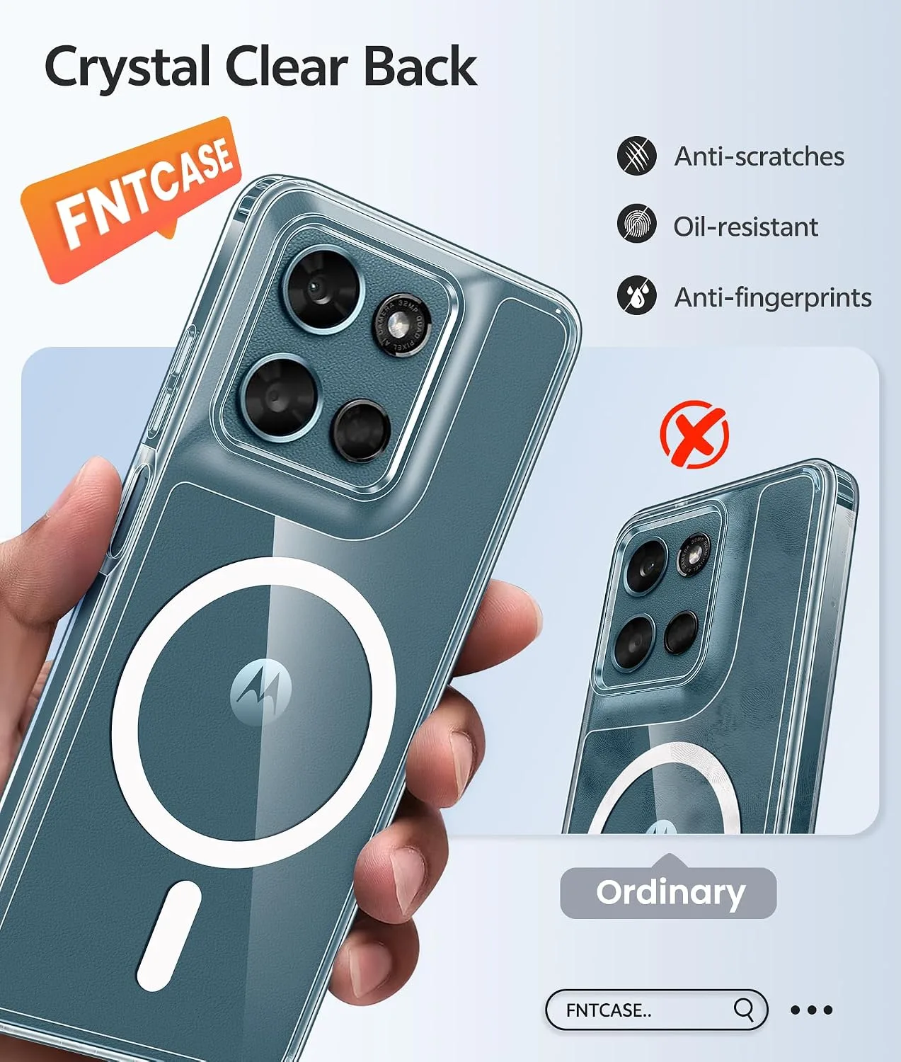 FNTCASE for Moto G Play 2026 / G 2026 / G 2025 Phone Case, Screen Protector