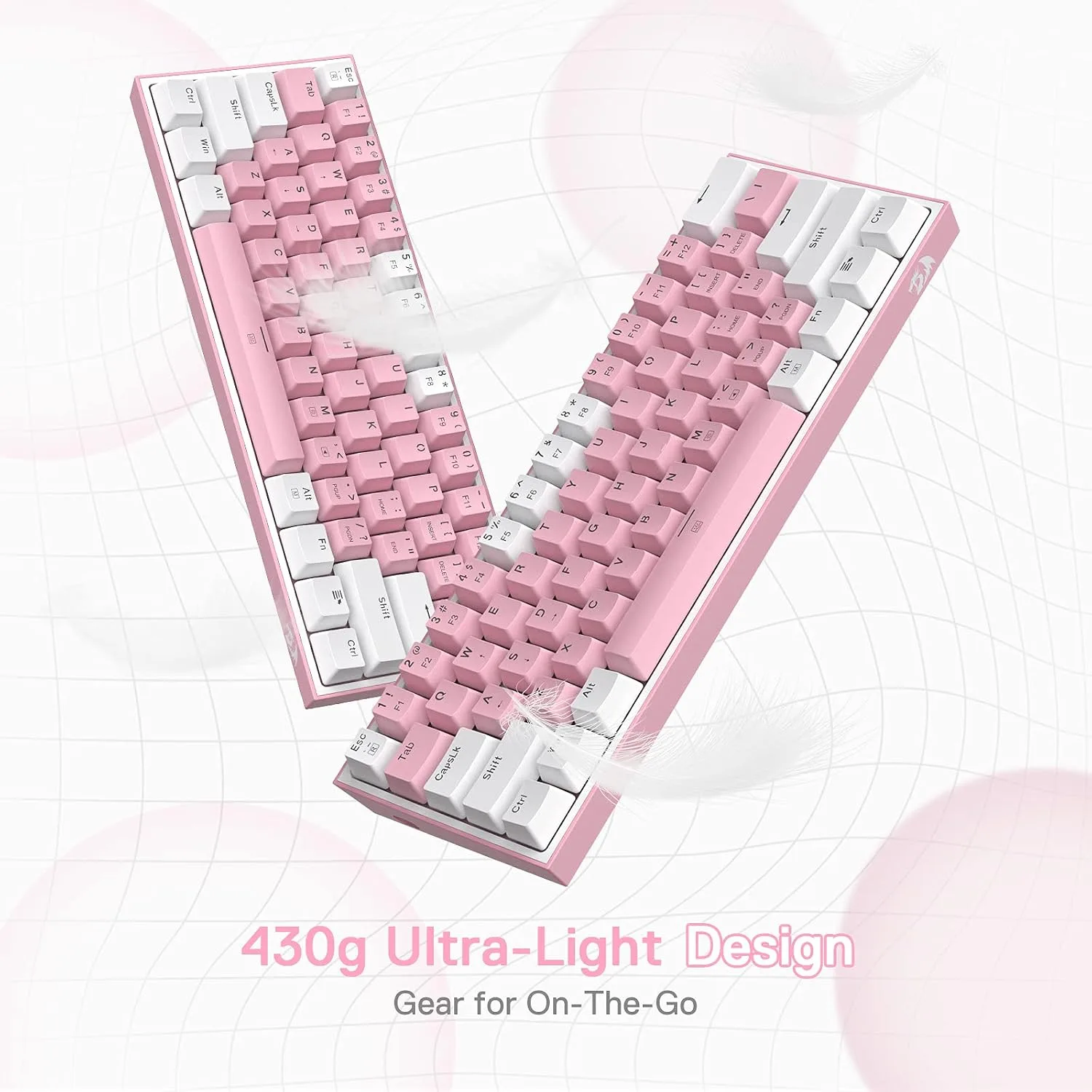 Redragon K617 Wired 60% Compact Hot-Swap RGB Gaming Mechanical Keyboard