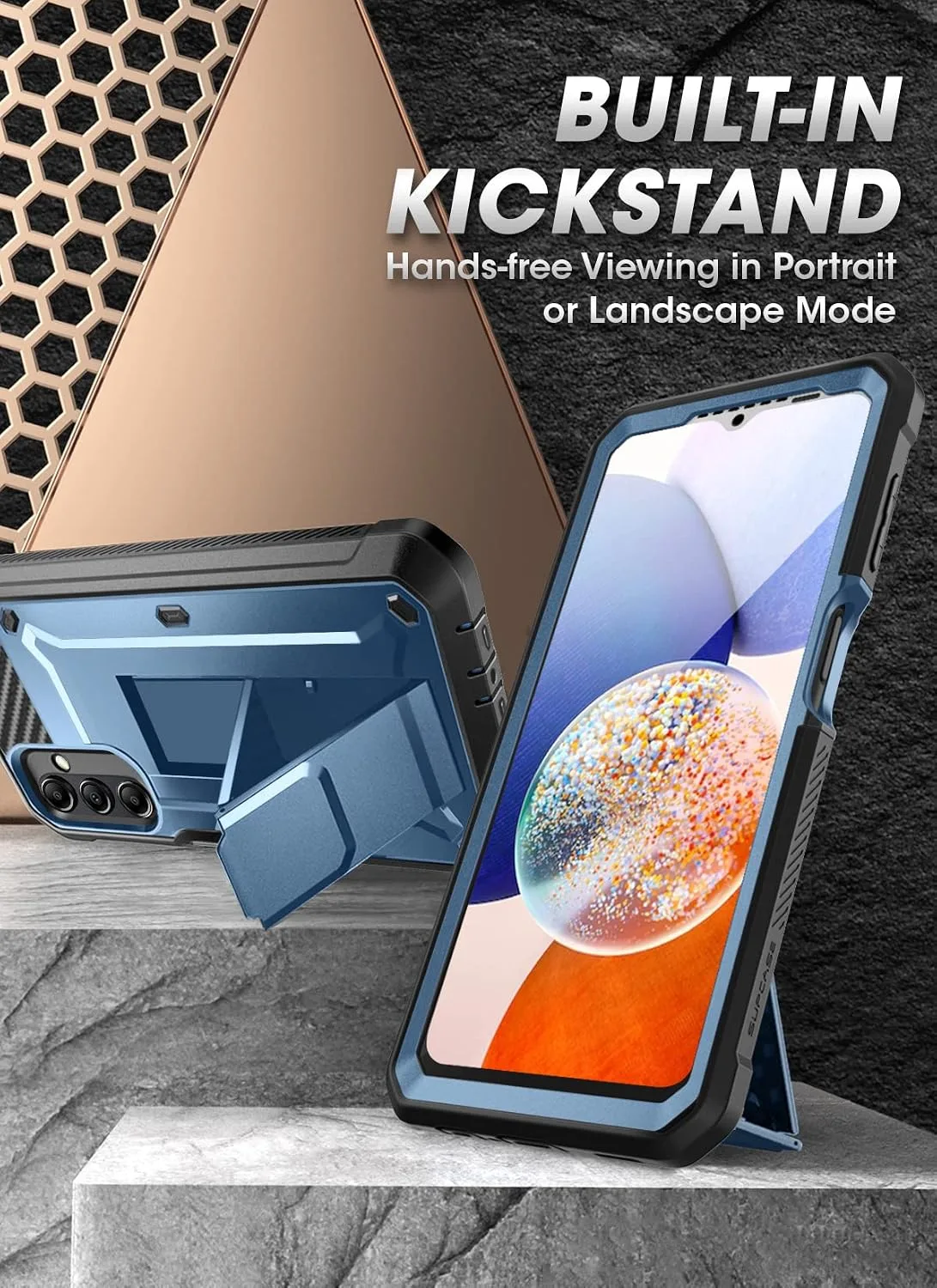 SUPCASE for Samsung Galaxy A14 5G Case with Screen Protector, Tilt