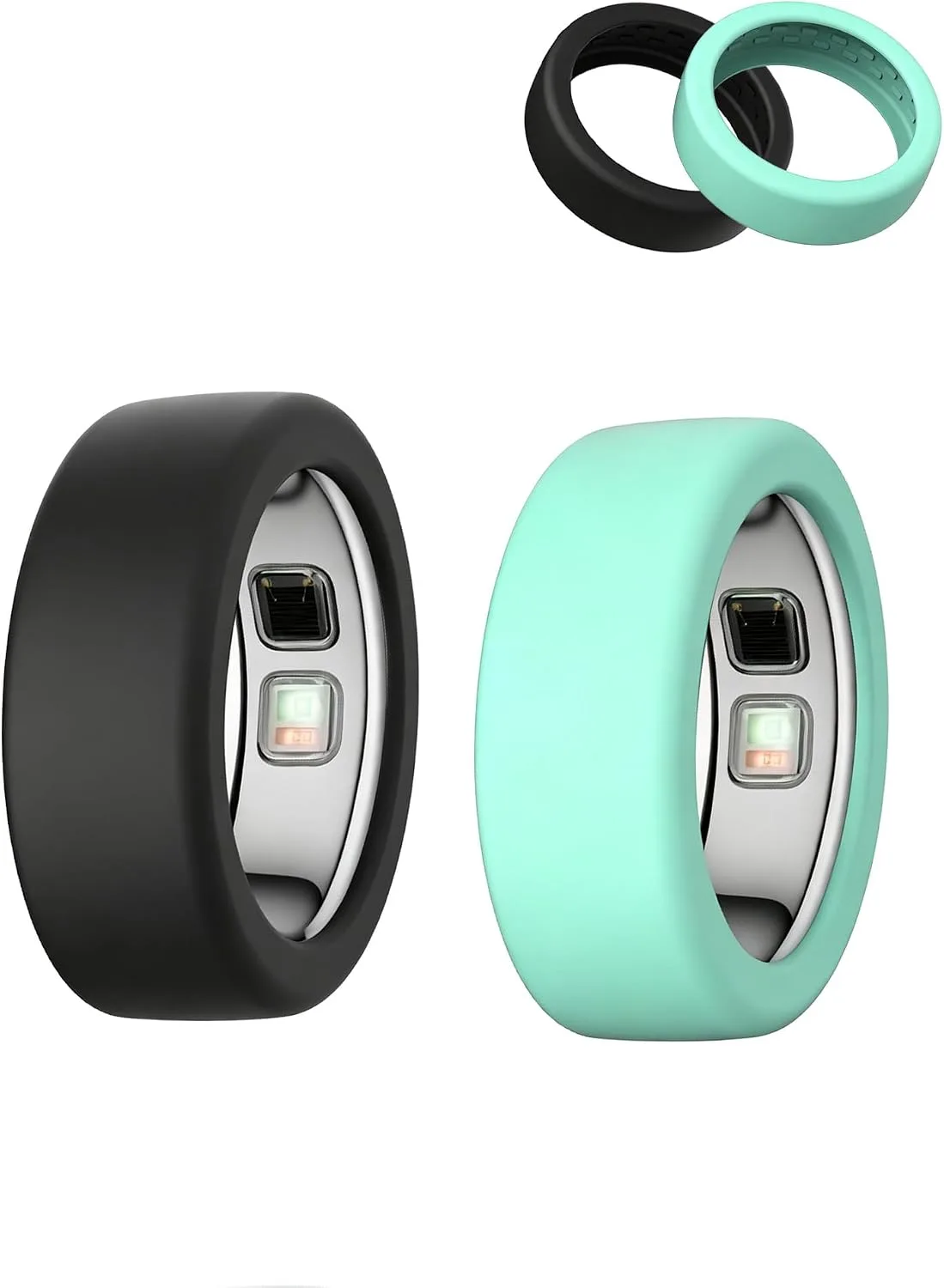 Protector de silicona para anillo OURA Ring5 Bovugac talla 6-9 color Menta