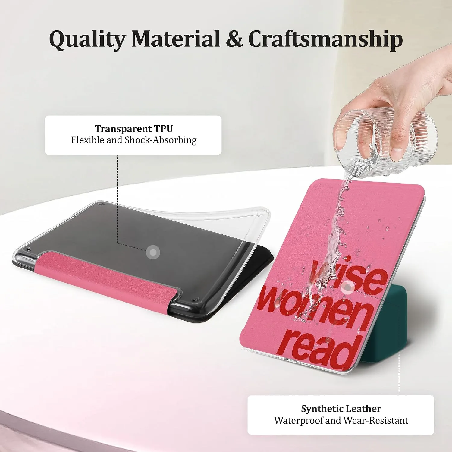 Clear Case for 7'' Kindle Paperwhite 12th Gen 2024 & Colorsoft