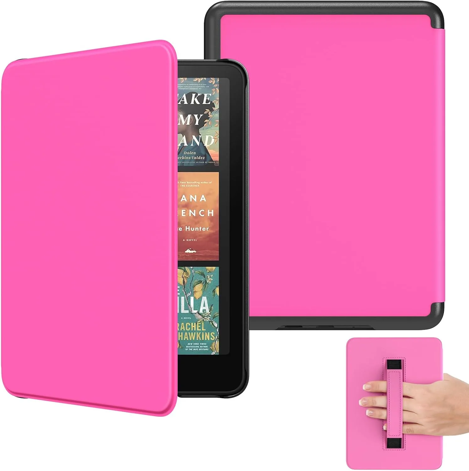 MoKo Case for 7" Kindle Paperwhite 12th Gen 2024 & Colorsoft, Persian Pink