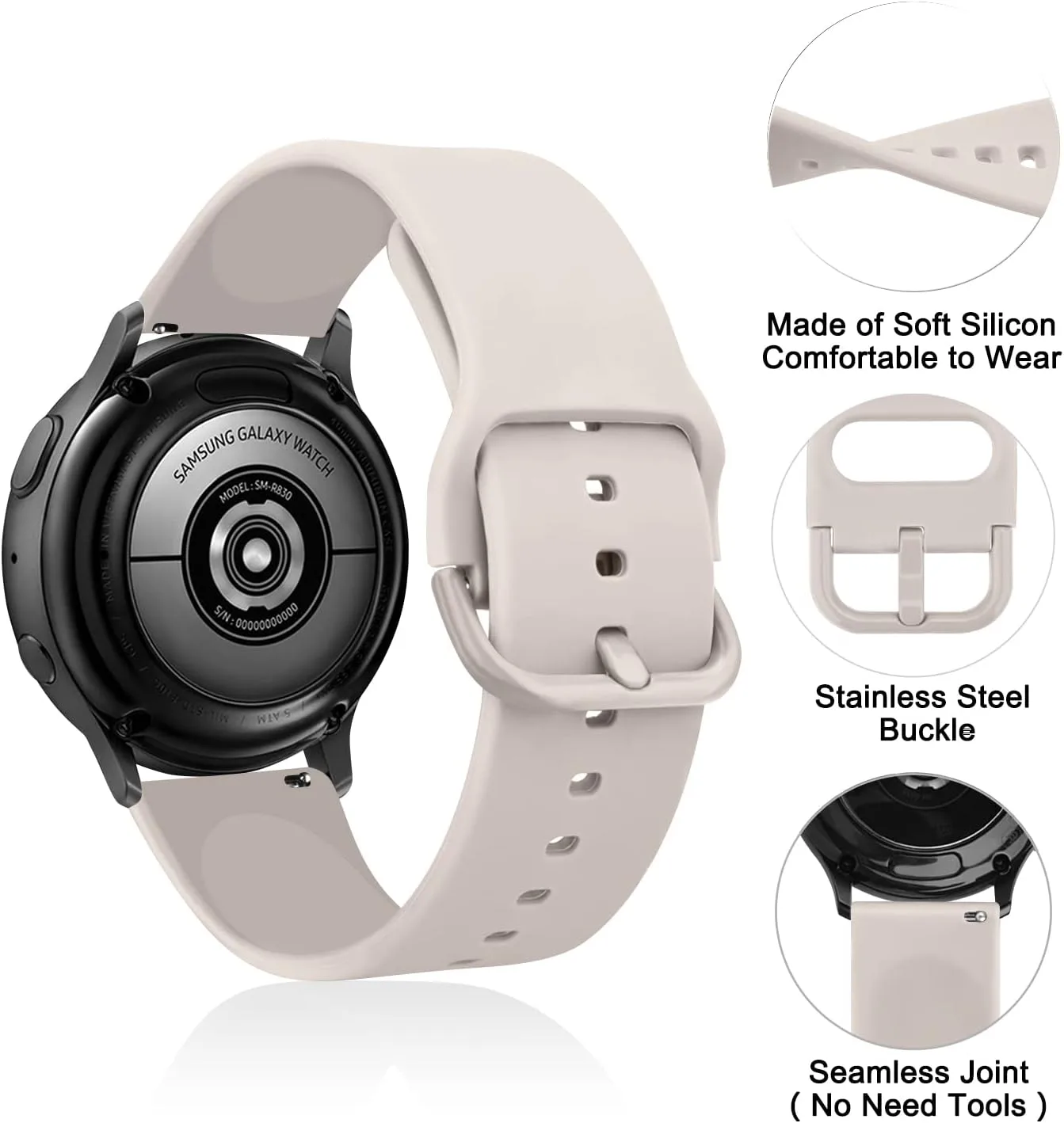 AK Band for Amazfit GTS 4 / GTS 4 Mini / GTS 3 / GTS 2 / GTS 2e / GTS 2 mini / GTS / GTR mini Bands, 20mm Soft Replacement Sport Strap for Amazfit Bip 3 / Bip 3 Pro / Bip U Pro / Bip / Bip Lite / Bip S / Bip S lite / Bip U Smart Watch Women Men