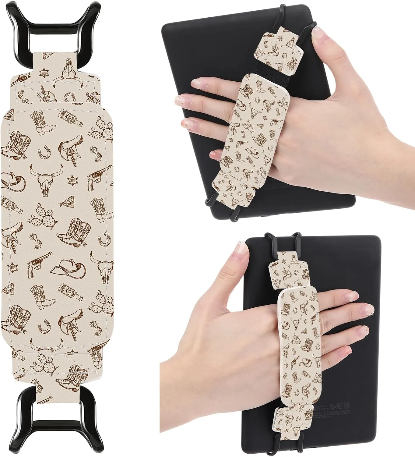Soporte de mano Berirexrion para Kindle y tablets 6-7.5 pulgadas diseño Boho Western