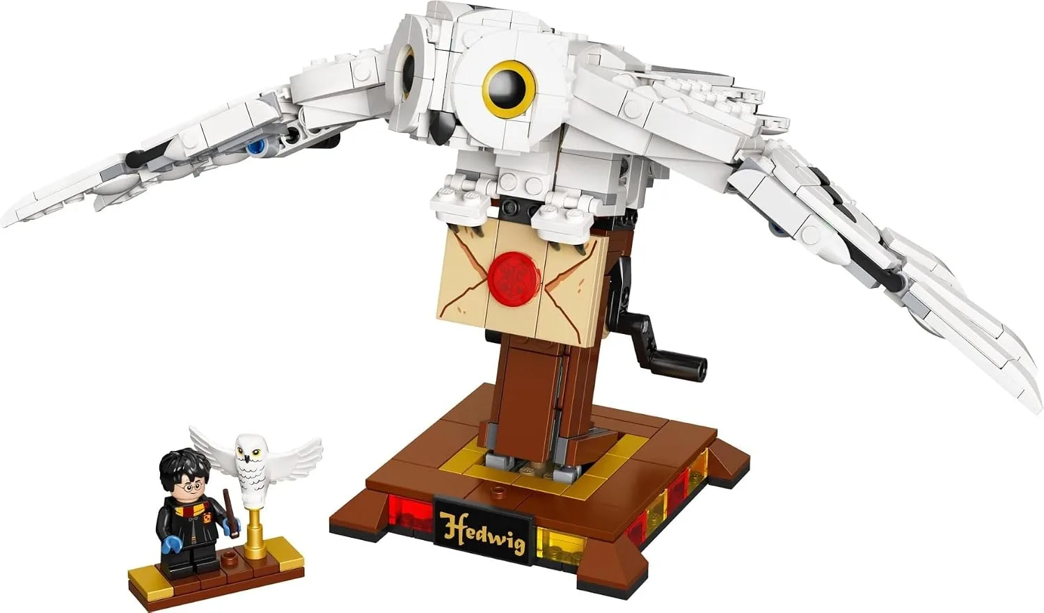 Lego 75979 Harry Potter Hedwig Moving Wings Owl Building Toy Collectible Display Model