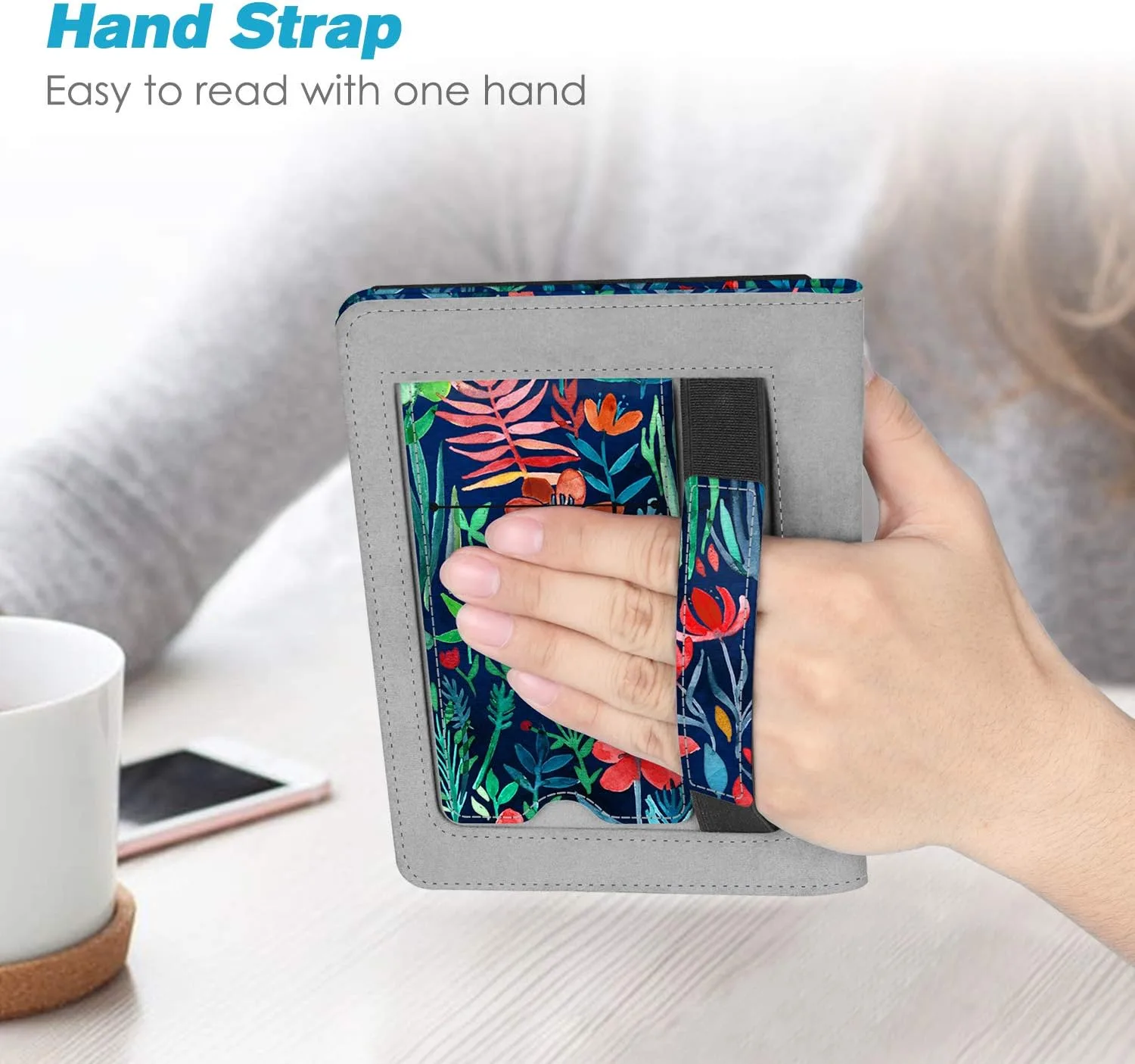 Fintie Stand Case for 6" Kindle Paperwhite 10th Gen 2018, Jungle Night