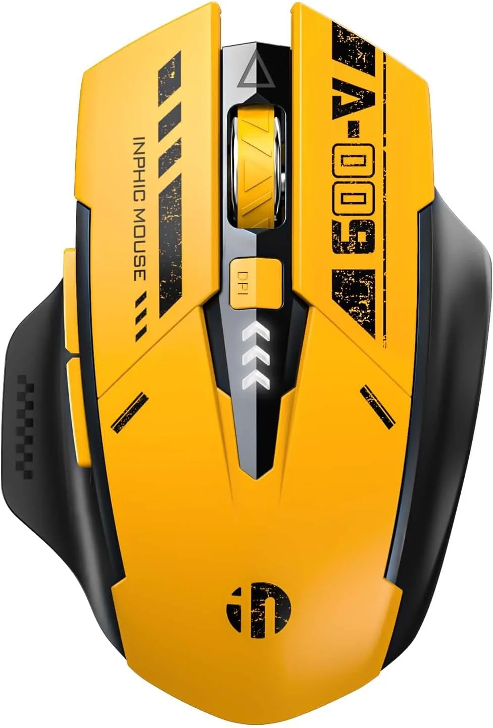INPHIC A9 Wireless Gaming Mouse, Rechargeable, 12800 DPI, RGB Light