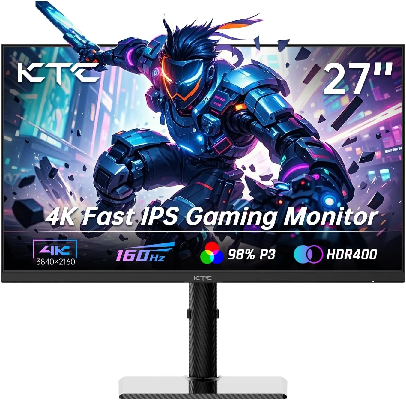 KTC 27 Inch 4K Gaming Monitor, UHD 160Hz 3840x2160 Fast IPS Compute Monitor