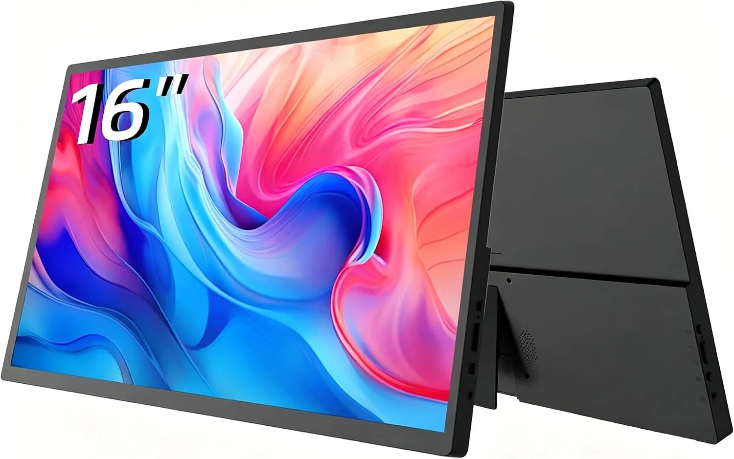 JUSTTHINK 16" Portable Monitor IPS 1920x1200 16:10 Ultra-Slim