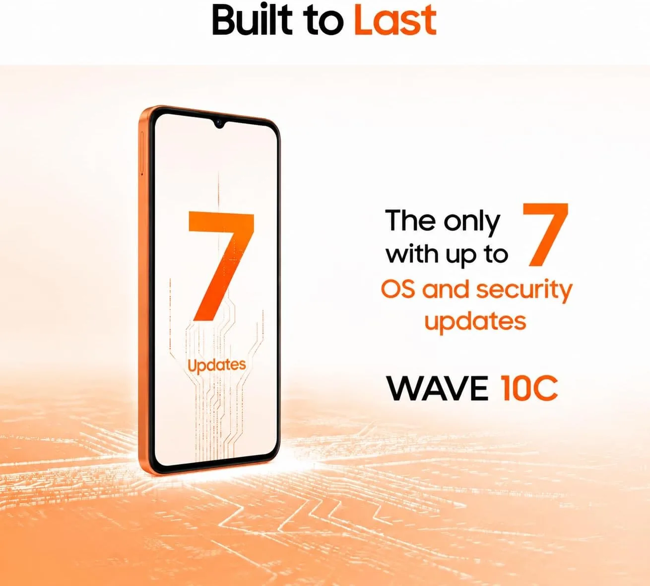 Blackview Wave 10C Android Phone Unlocked 6.88" Large Screen, Android 16 Unlocked Smartphones 16(4+12) GB+128GB/1TB, 32MP+13MP, Dual SIM/Face ID/GPS/OTG, Only for T-Mobile, Orange