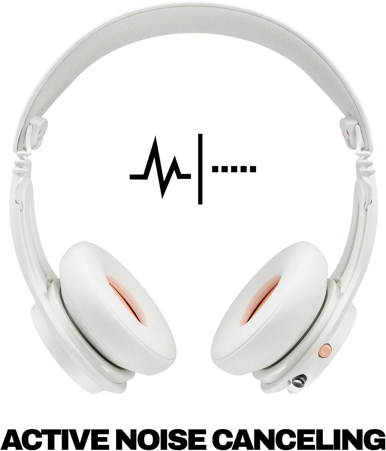 Skullcandy Icon ANC Noise Canceling Wireless Headphones - Bone/Orange