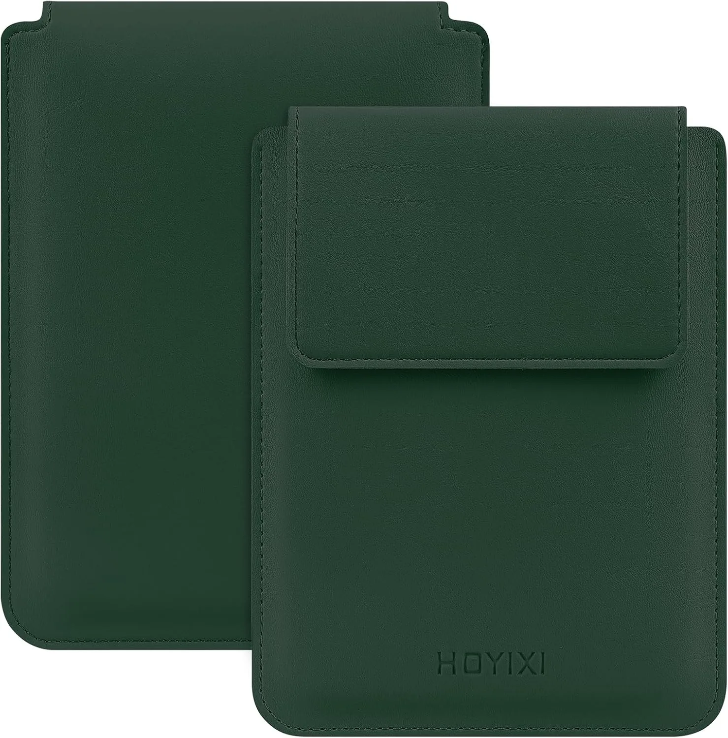 HoYiXi Universal Sleeve Case for 6.8",7" Paperwhite/Colorsoft/Signature Edition 2025 & 2021 Compatible 6.8" Kobo Clara HD/Pocketbook/Tolino Protective Case for 6.8'' 7'' ebook Reader, Dark Green