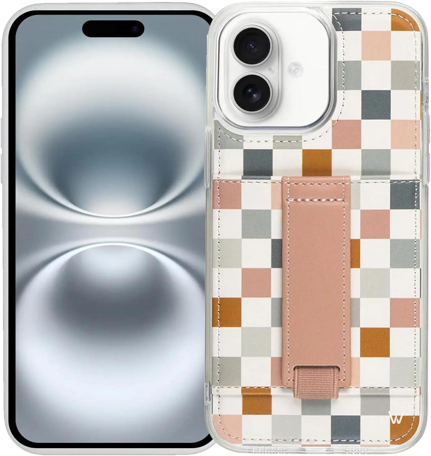 Walli Cases Wallet Phone Case for iPhone 16, Card Holder Kickstand