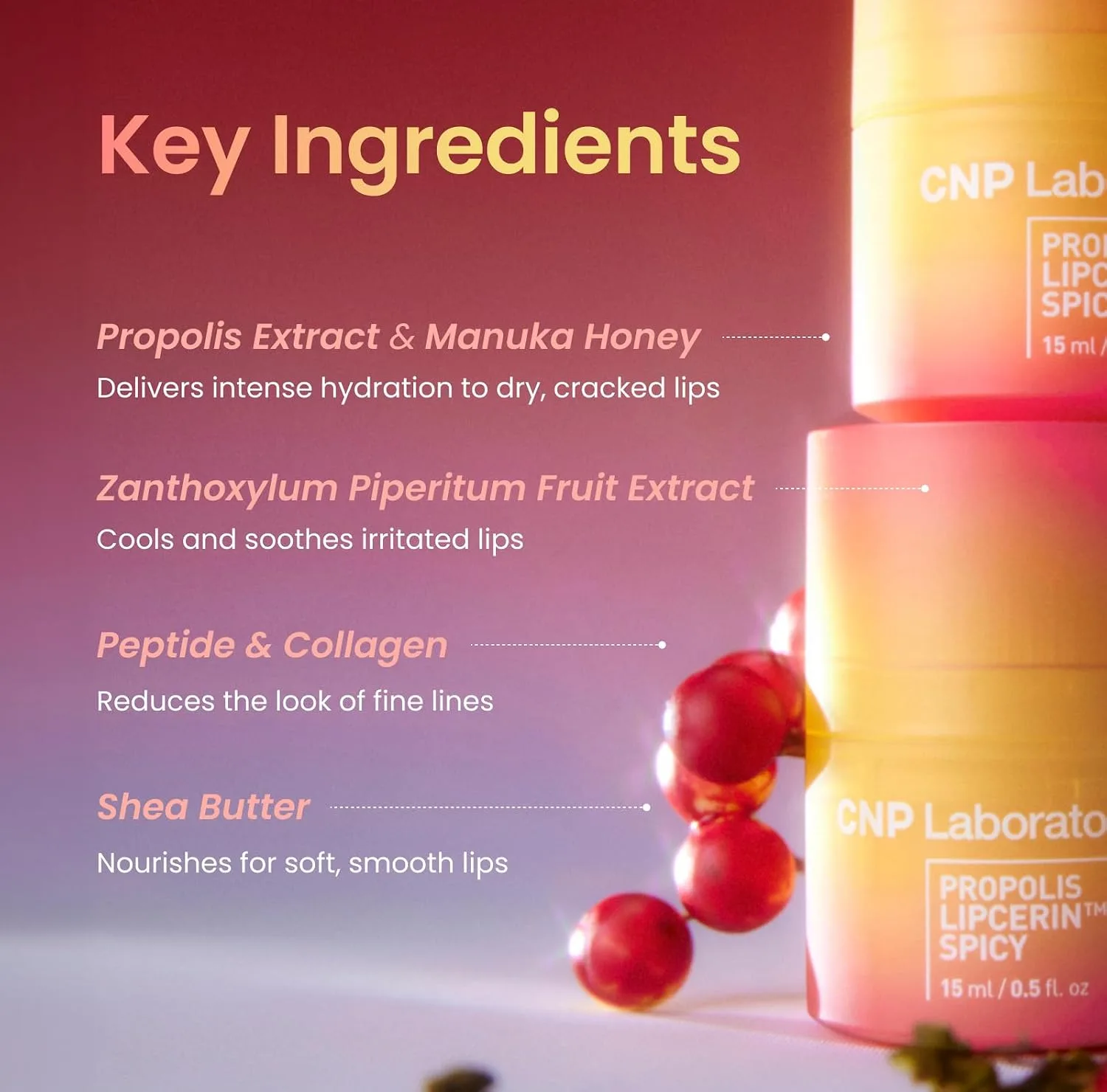 CNP Honey Lip Butter - Propolis Lipcerin™ 04 Mint, 0.5 fl.oz.