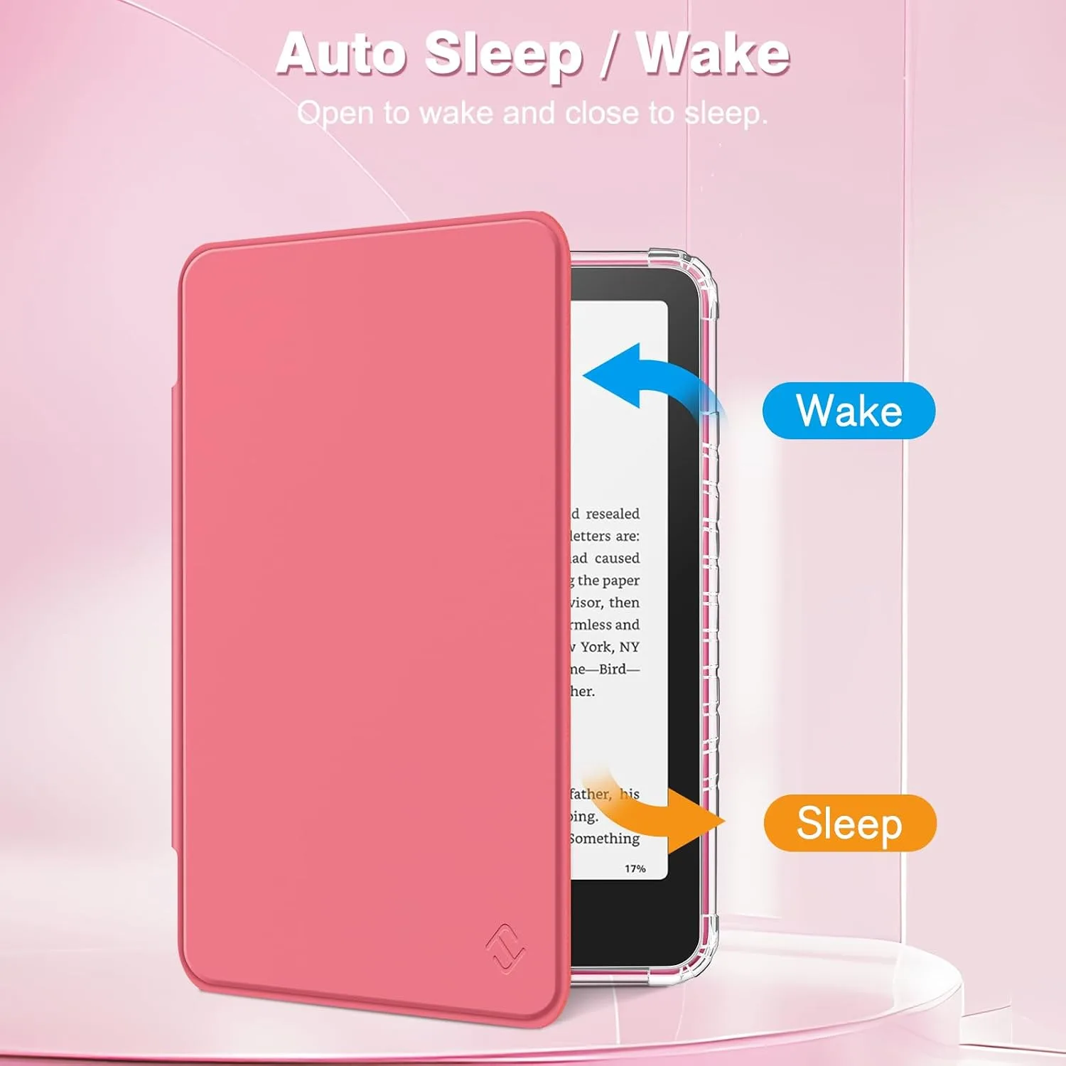 Fintie Clear Case for 7" Kindle Paperwhite 12th Gen 2024 & Kindle Colorsoft