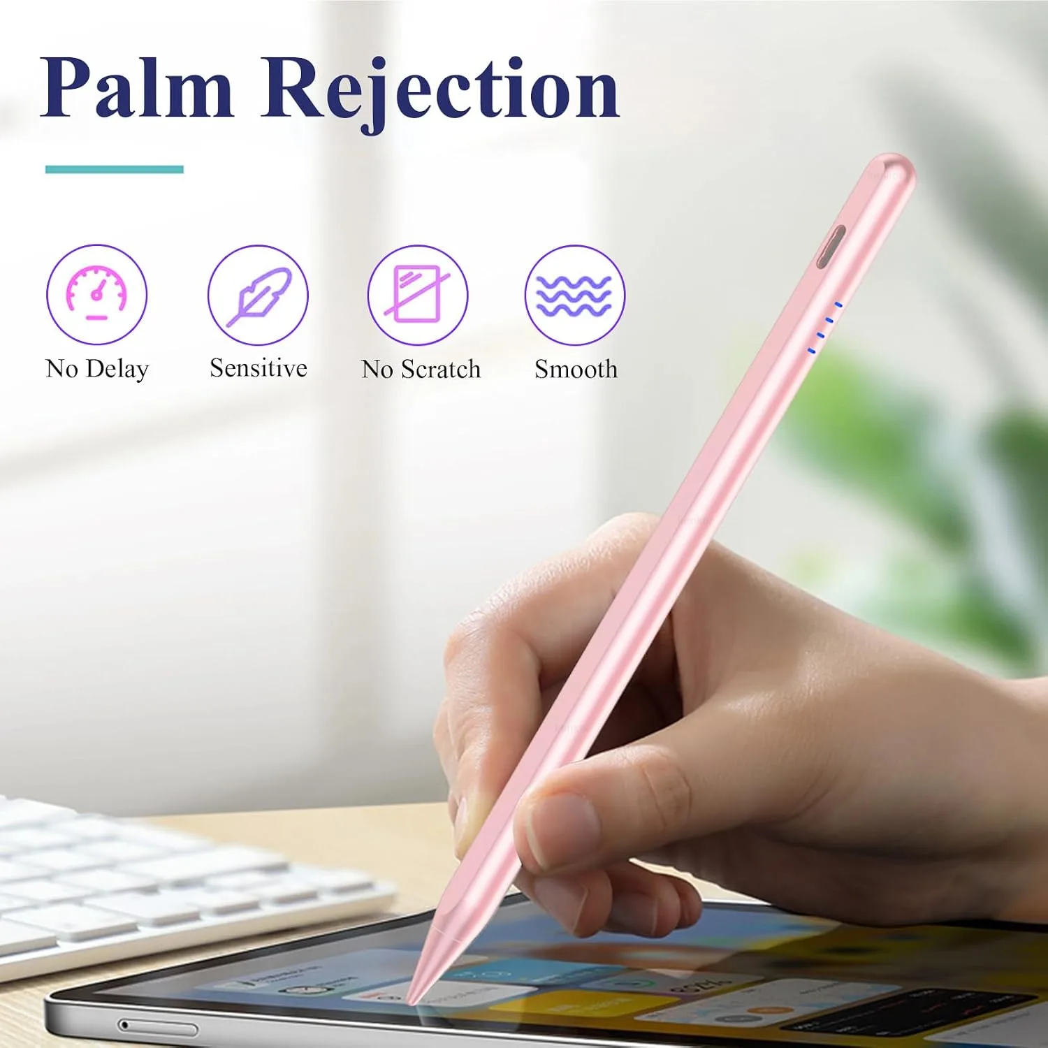 Kenkor Stylus Pen for iPad 2018-2026, 20Mins Fast Charge for Apple Pencil