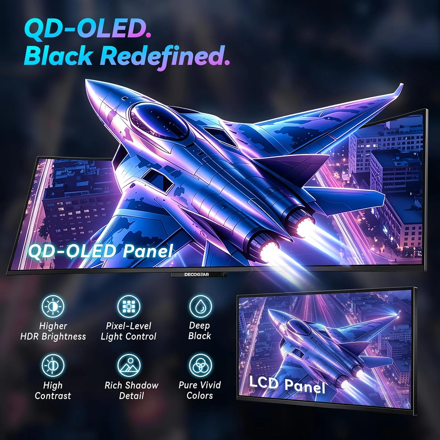 Deco Gear 49" (DG49OLED240) QD-OLED Curved Gaming Monitor