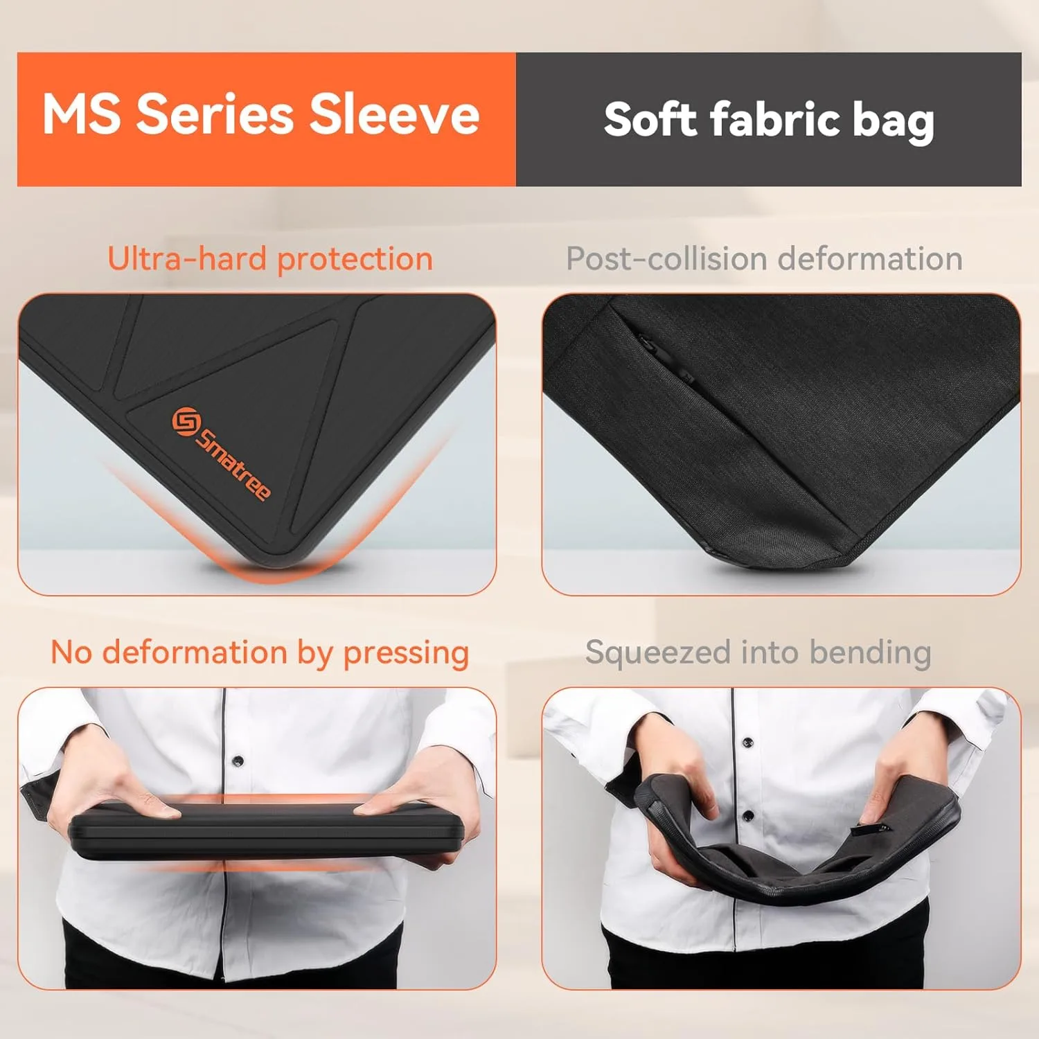 Smatree MS122 Hard Protective 17 inch Laptop Sleeve Case for HP/ASUS/MSI