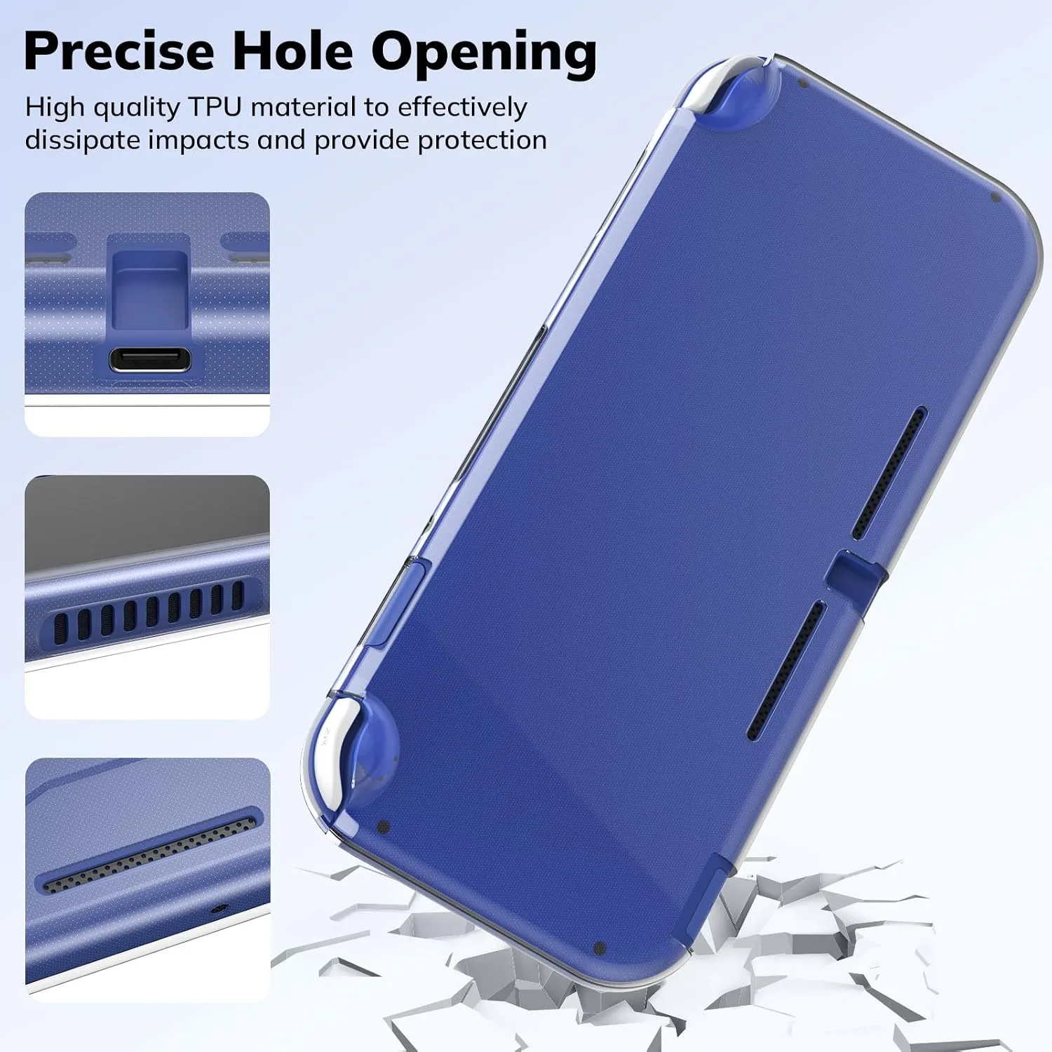 Younik Switch Lite Case, 14 in 1 Accessories Kit for NS Switch Lite (2019)