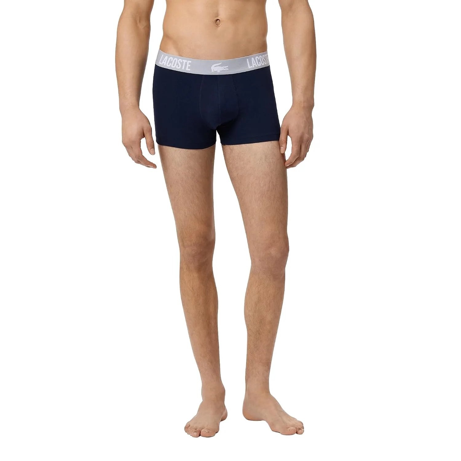 Lacoste Men's Cotton Stretch Essentials Trunks, 5-pack